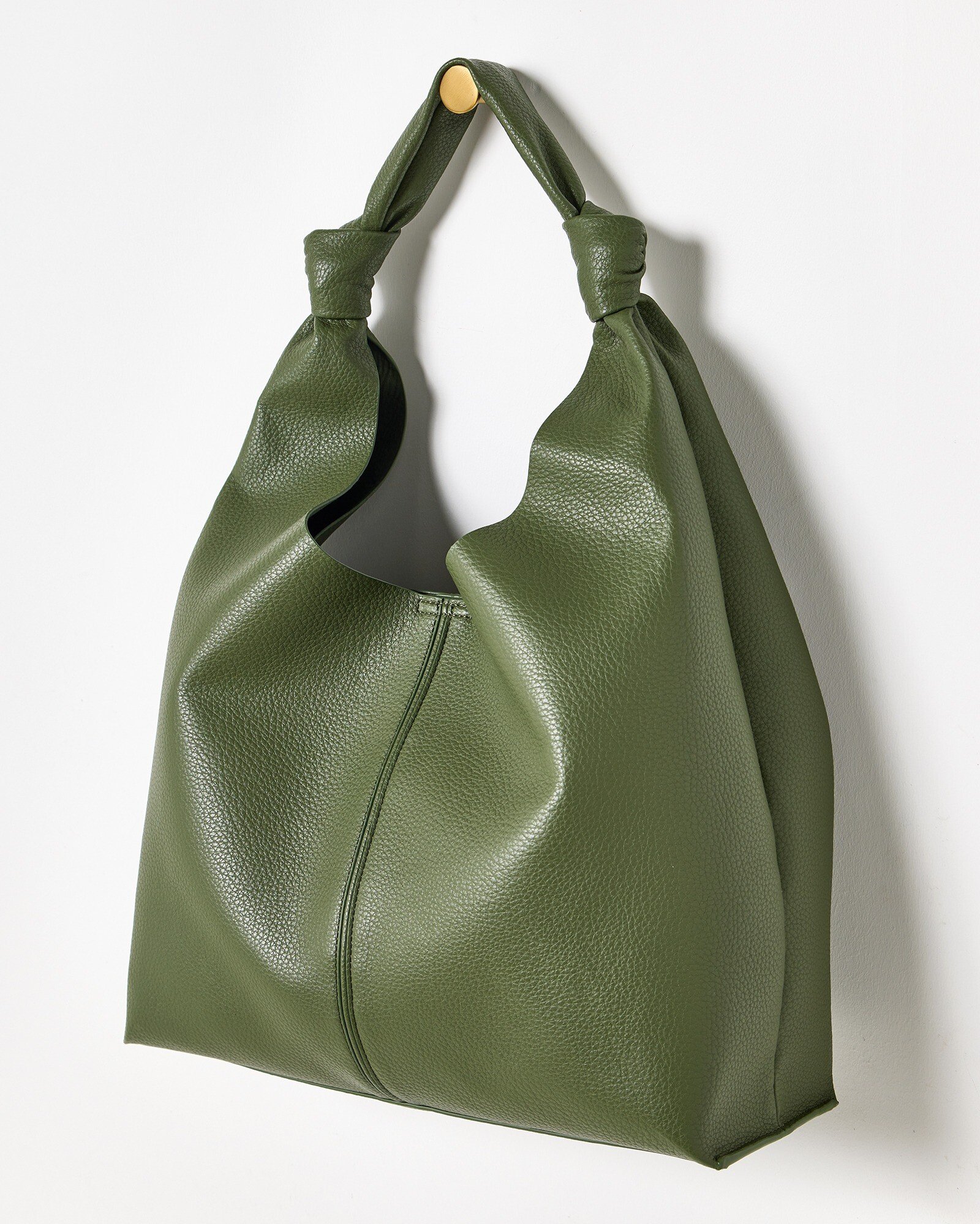 Ella Khaki Green Slouch Shoulder Bag Oliver Bonas IE