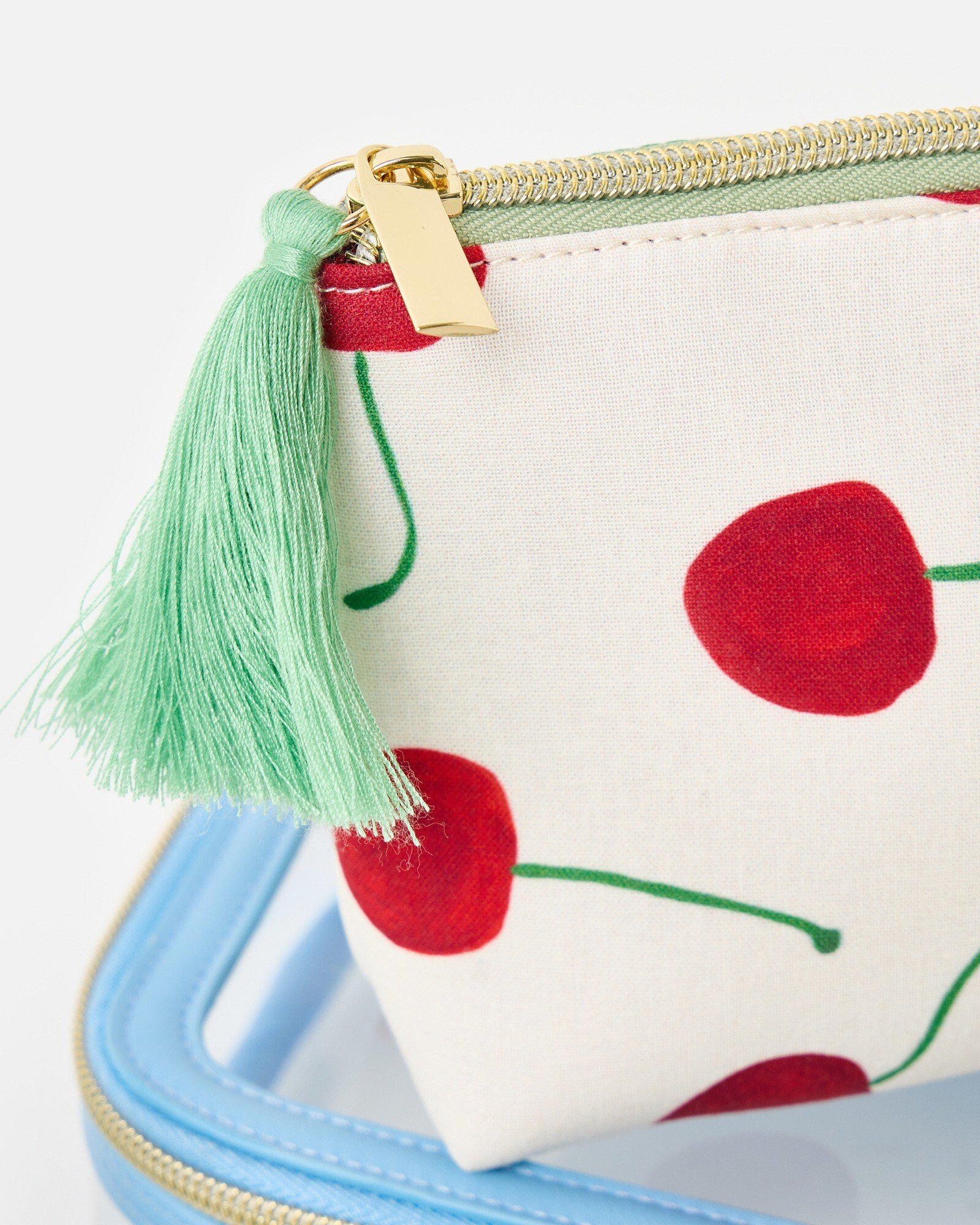 Cherry Toiletry Bags Set of Three Oliver Bonas