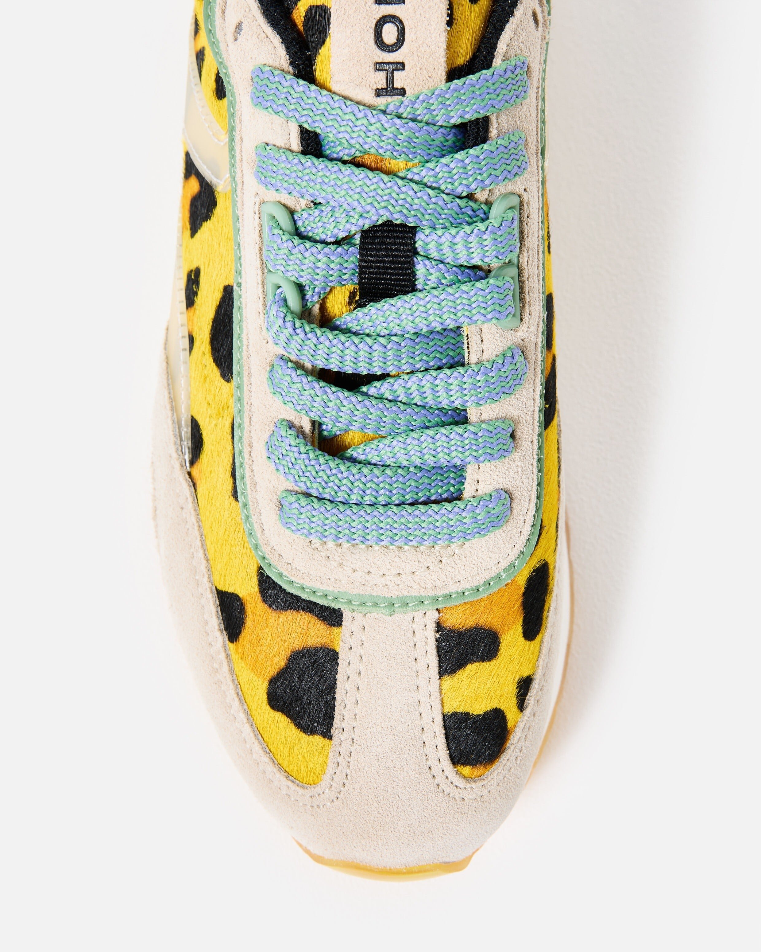 HOFF Art Yellow Leopard Print Trainers | Oliver Bonas