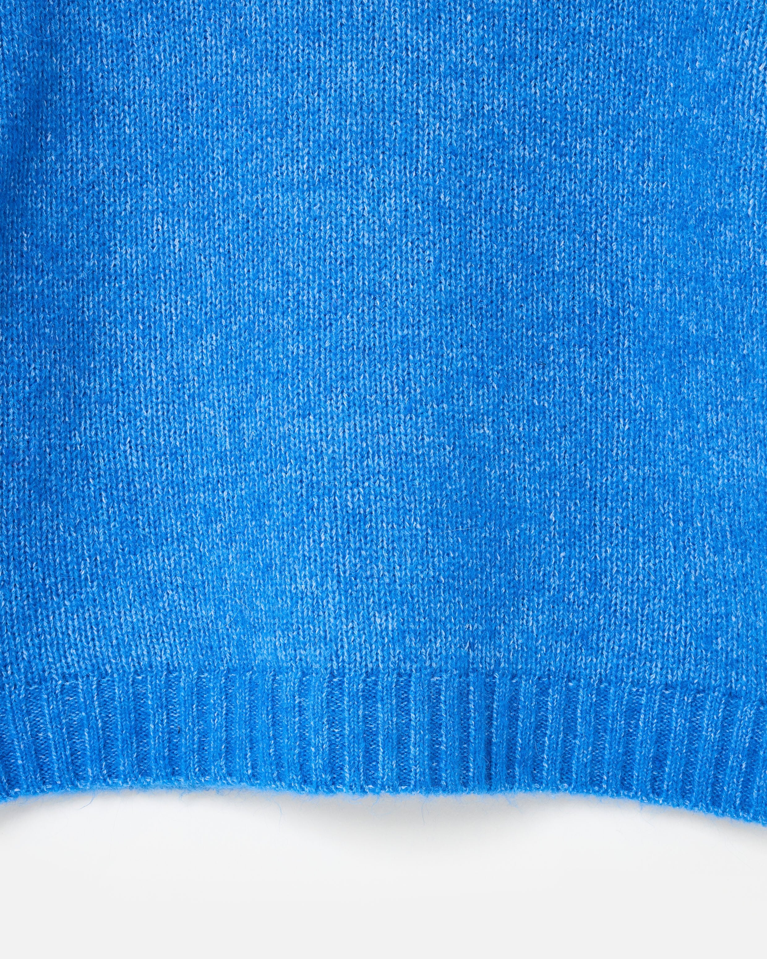 Cobalt Blue Roll Neck Knitted Jumper | Oliver Bonas