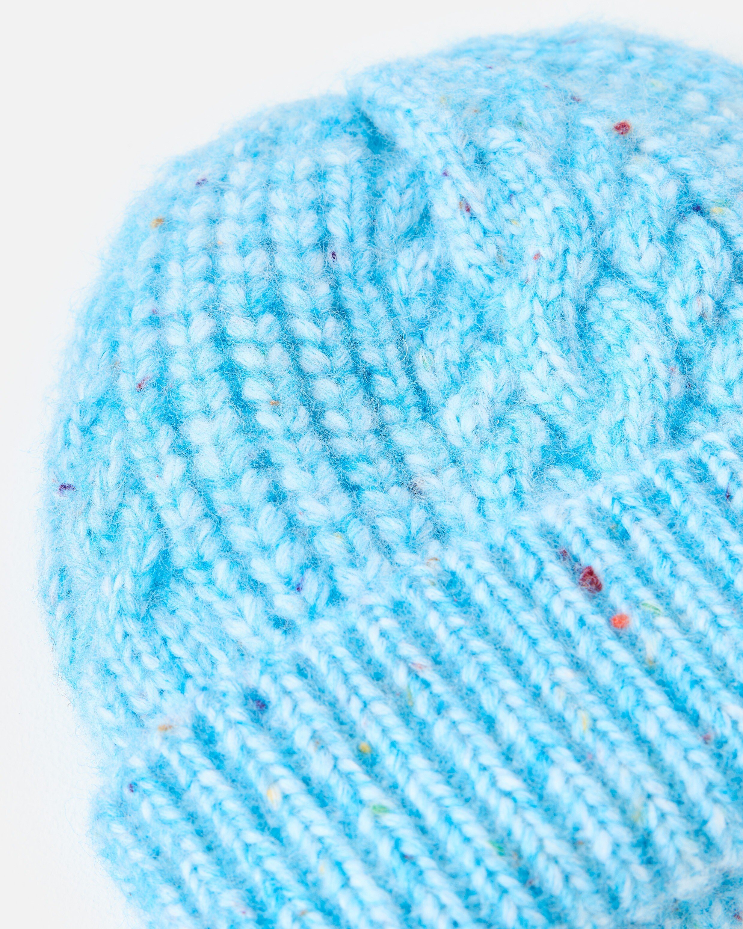 Stetson Morton Knit Beanie - Light Blue, One Size Fits Most, Wool Blend, Made In Italy - View #8
