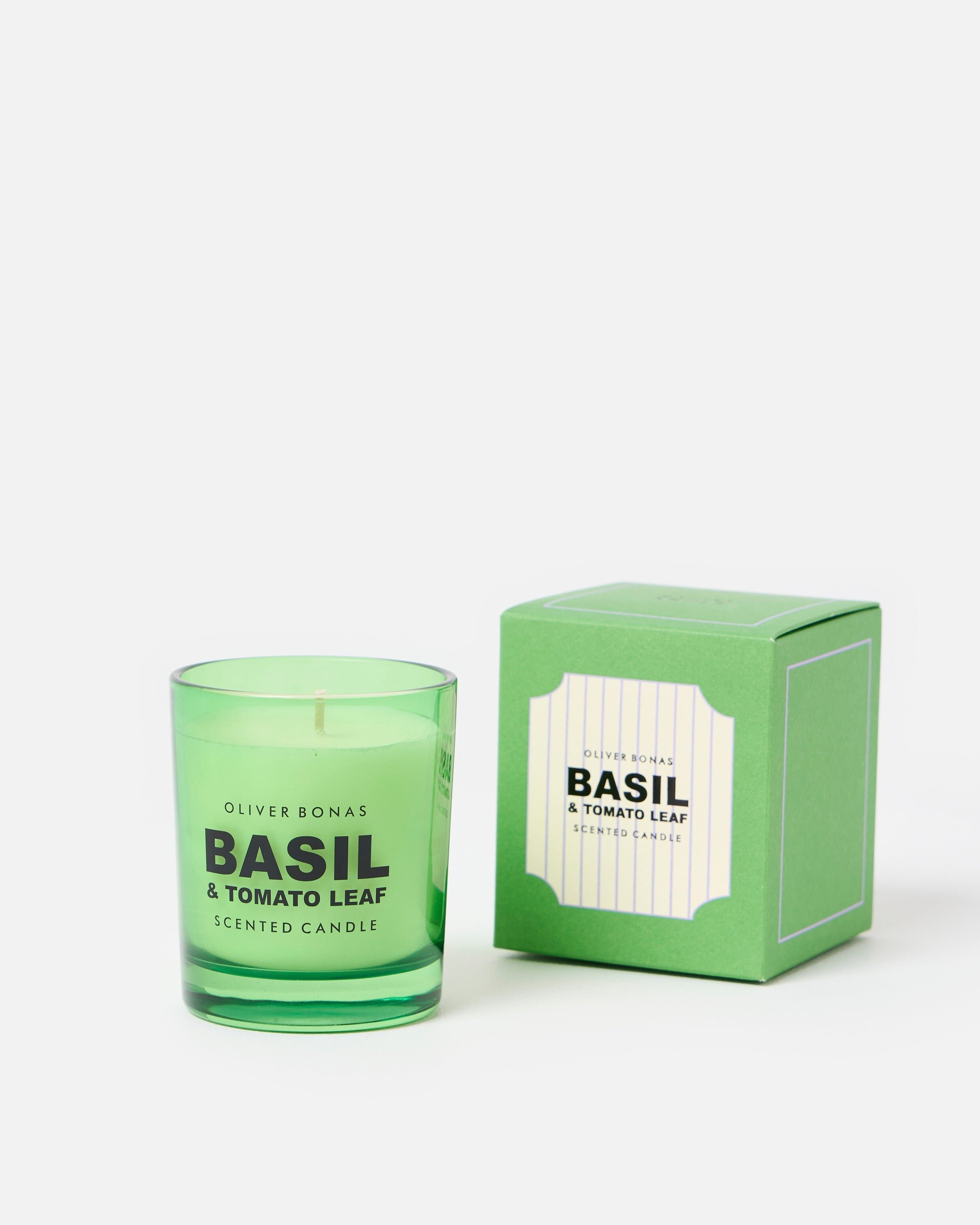 Firma Basil & Tomato Leaf Candle | Oliver Bonas