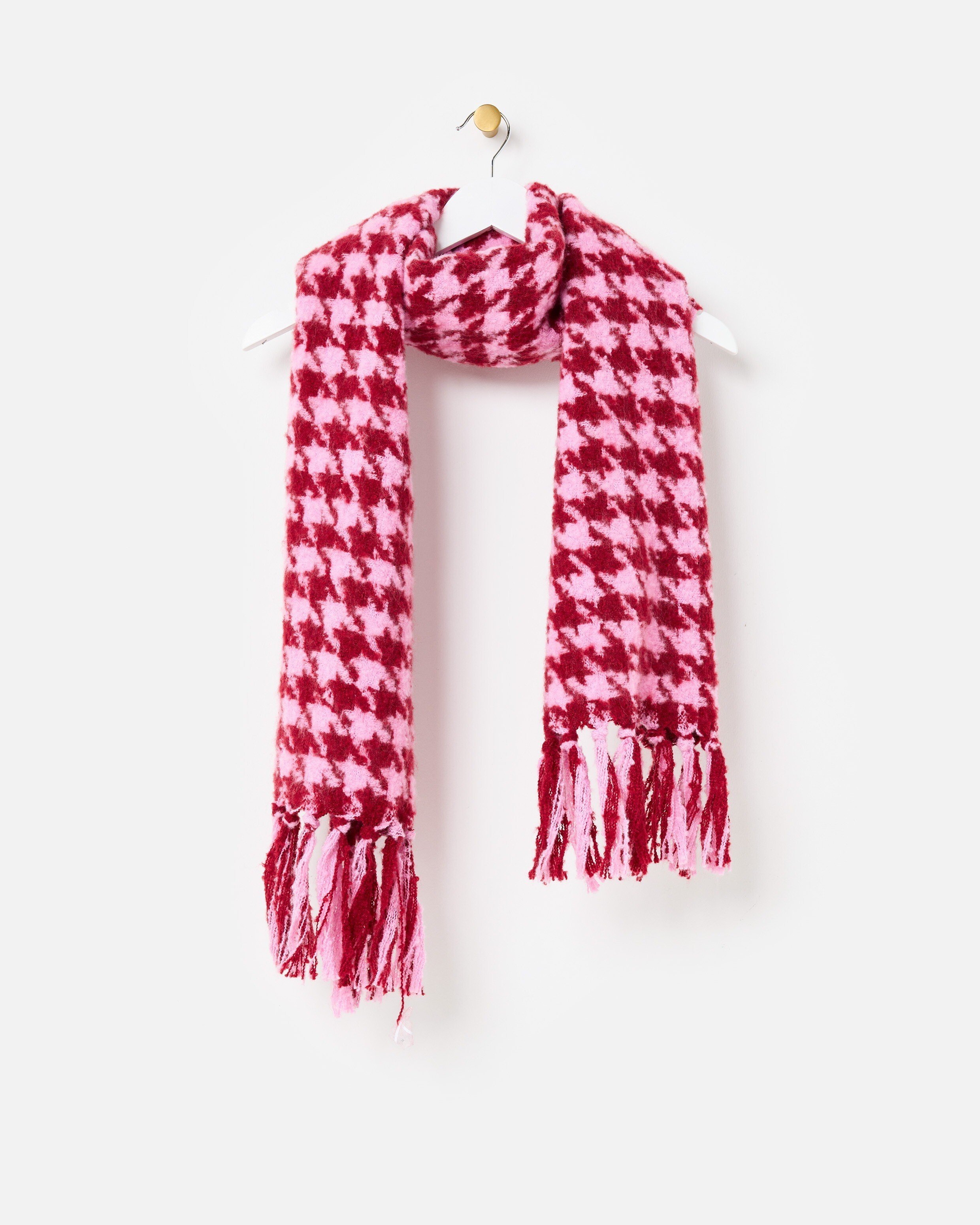 Multicoloured Striped Knitted Scarf | Oliver Bonas