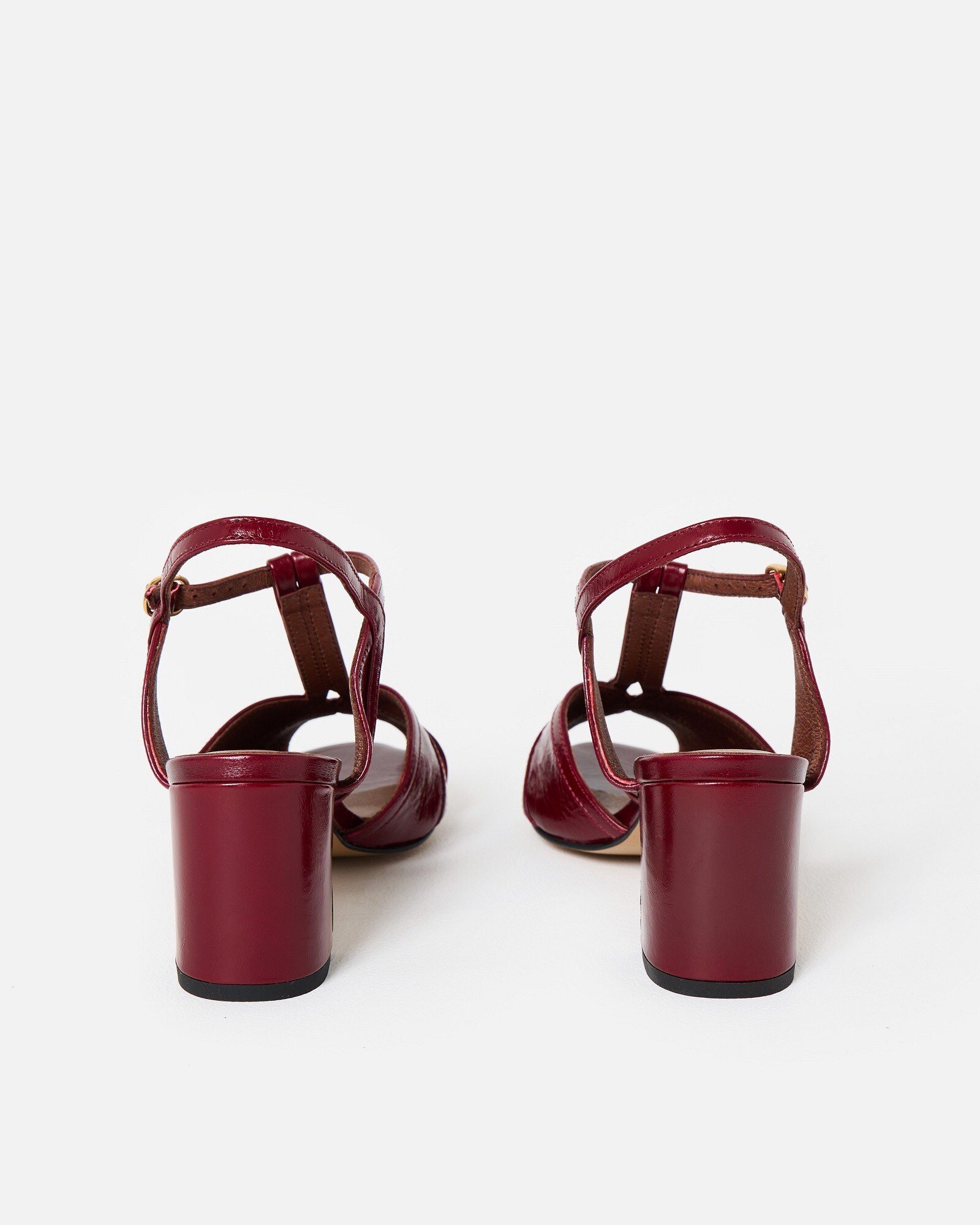 Anonymous Copenhagen Therese 55 Wine Red Heels | Oliver Bonas