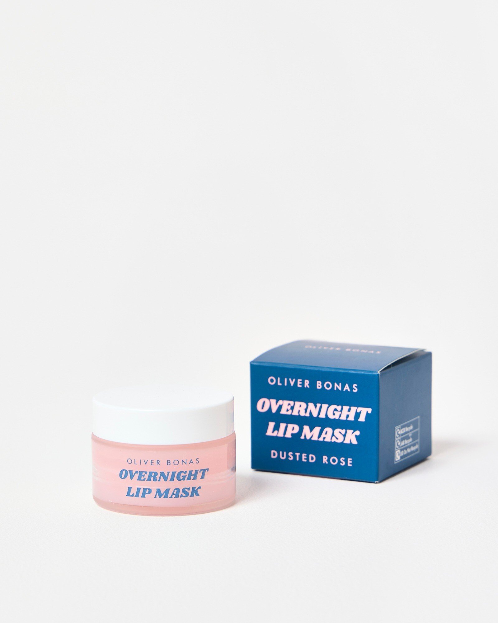 Dusted Rose Tinted Overnight Lip Mask | Oliver Bonas