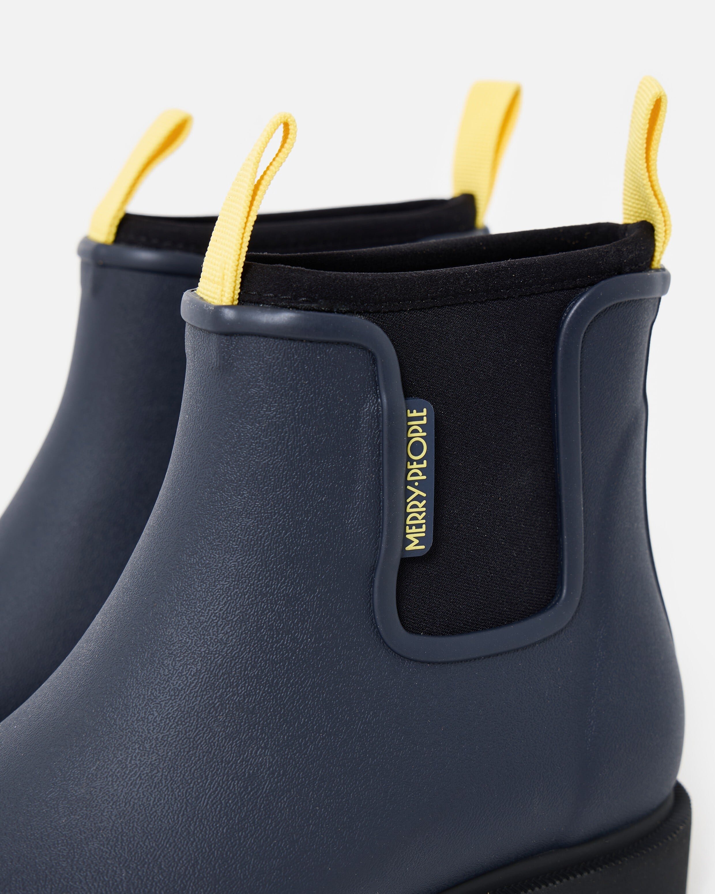 Bottes De Pluie Merry People Bobbi Wellington – Adulte Taille 8 – Bleu Oxford Et Marron – NEUVES