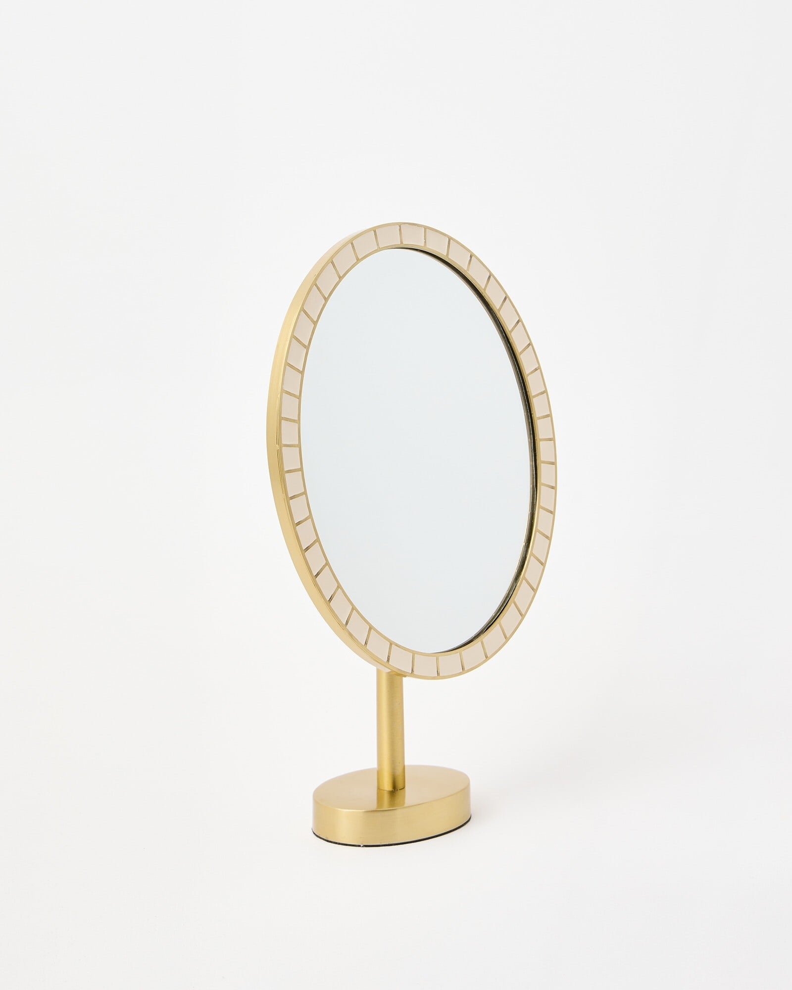 Cilo Cream Pivoting Dressing Table Mirror | Oliver Bonas