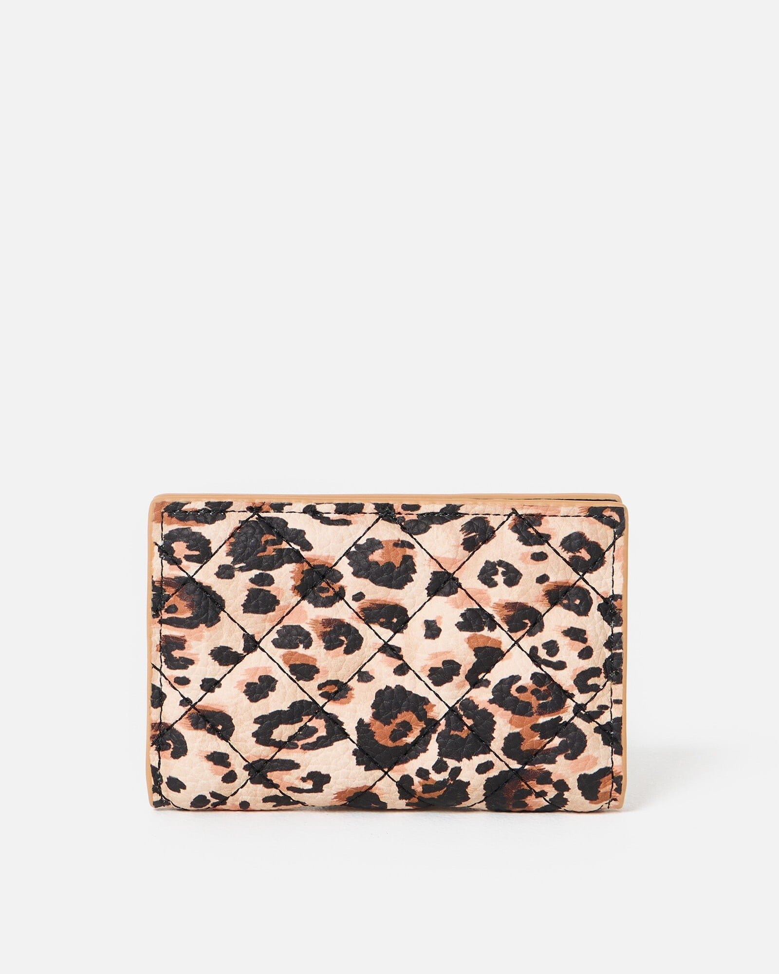 Porte-carte ID Minimalist - Motif Léopard - Fausse Cuir Femme