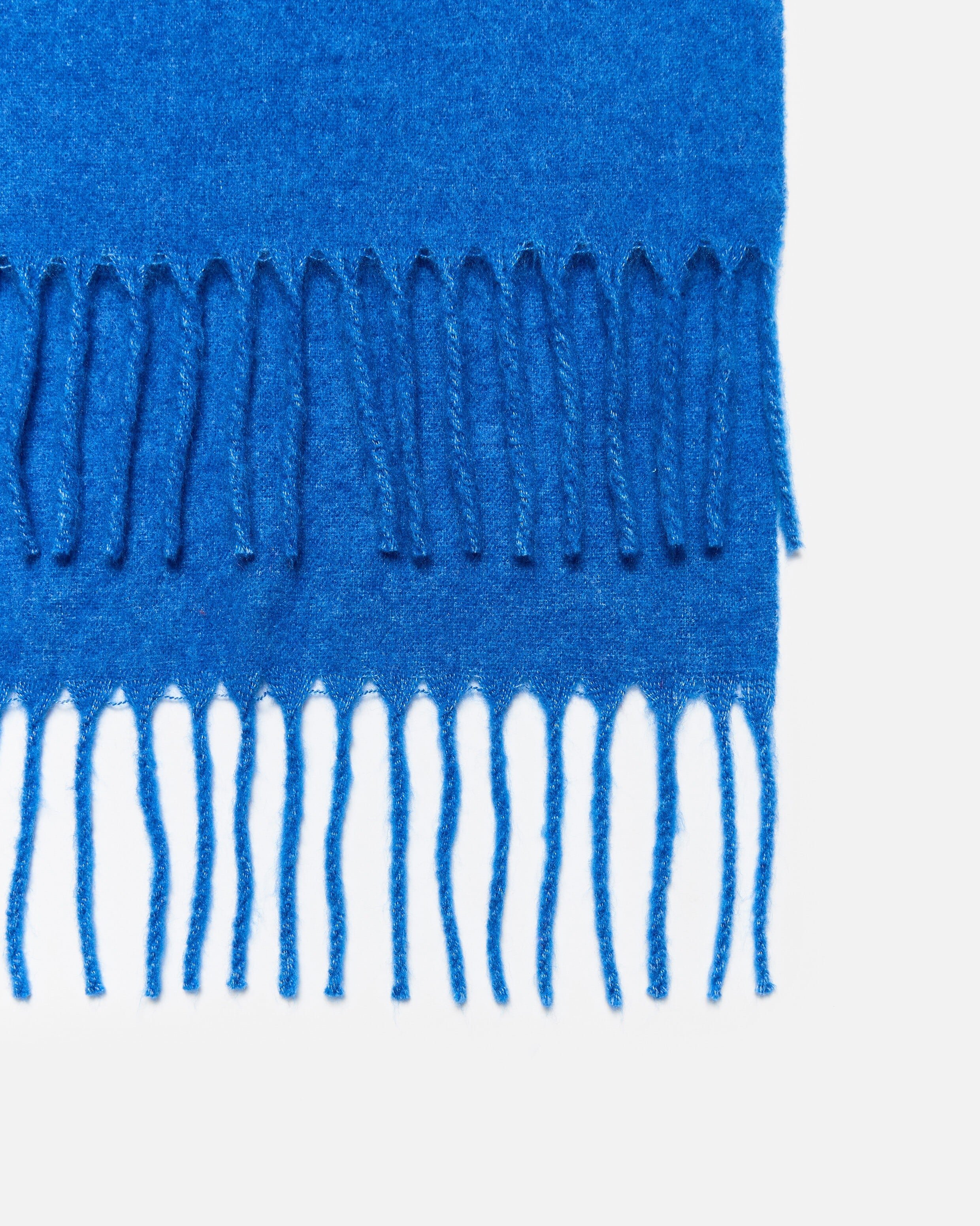 Cobalt Blue Marl Midweight Tassel Scarf | Oliver Bonas