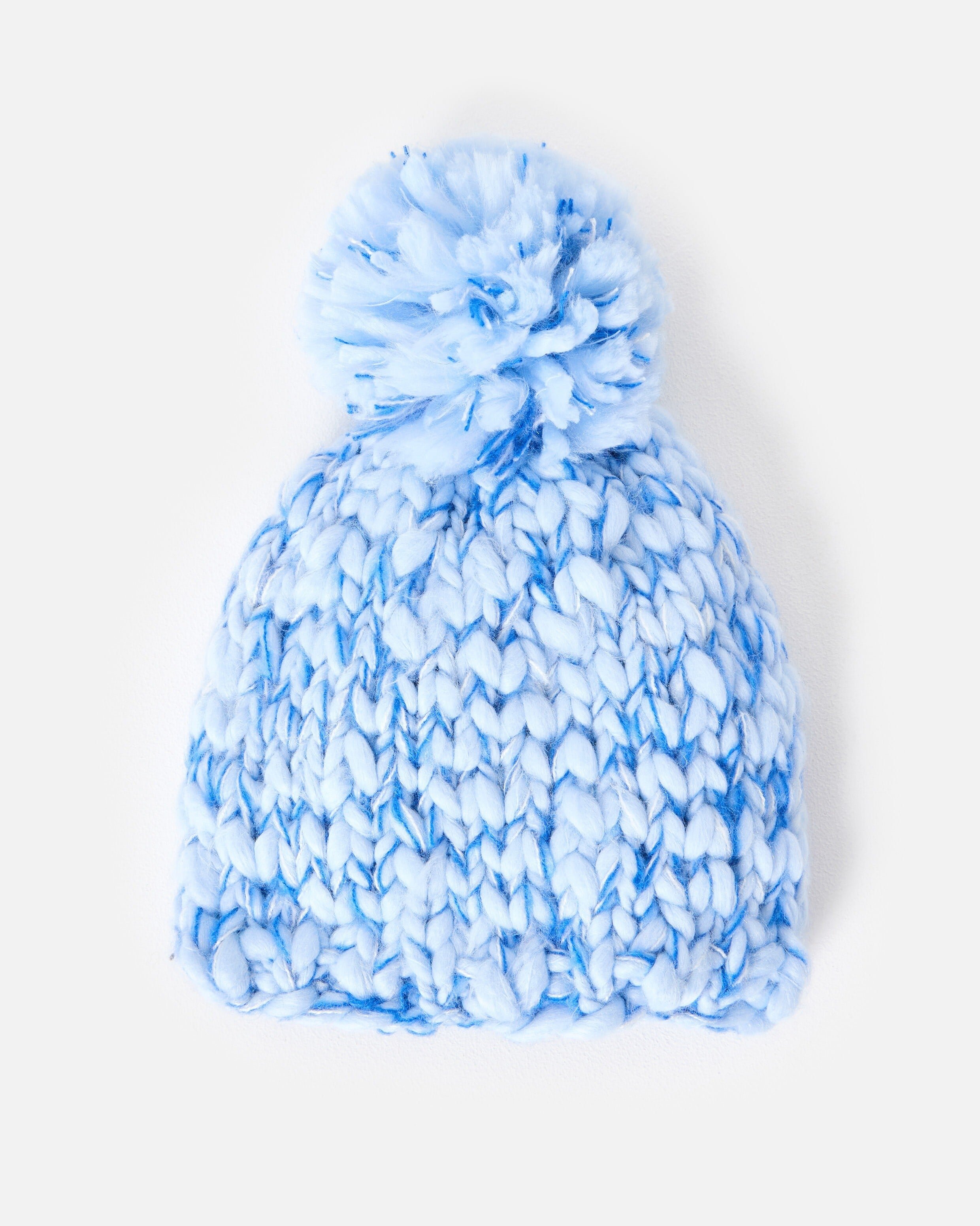 Monochrome Striped Fairisle Knitted Beanie Hat | Oliver Bonas