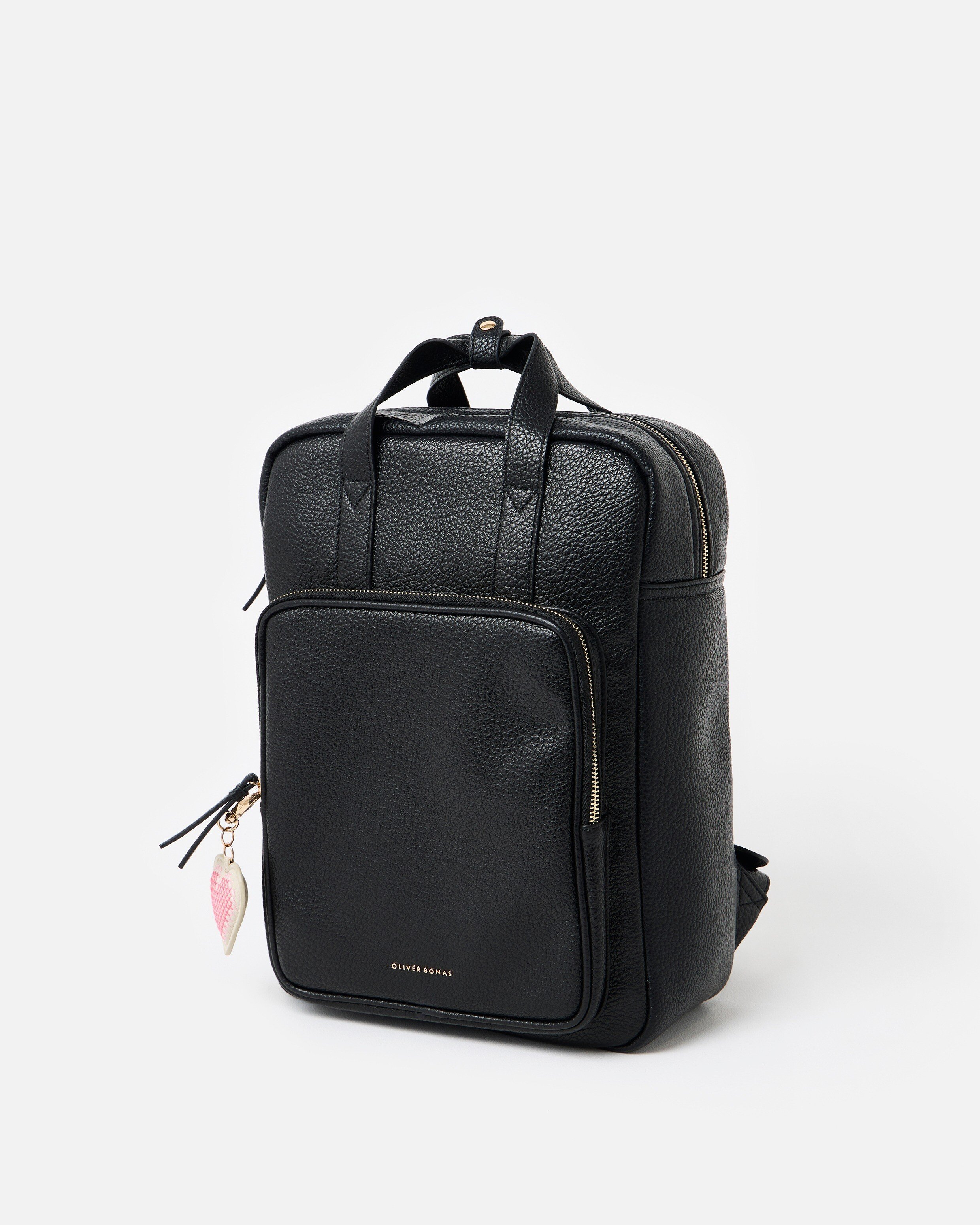 Mami Black Laptop Backpack | Oliver Bonas