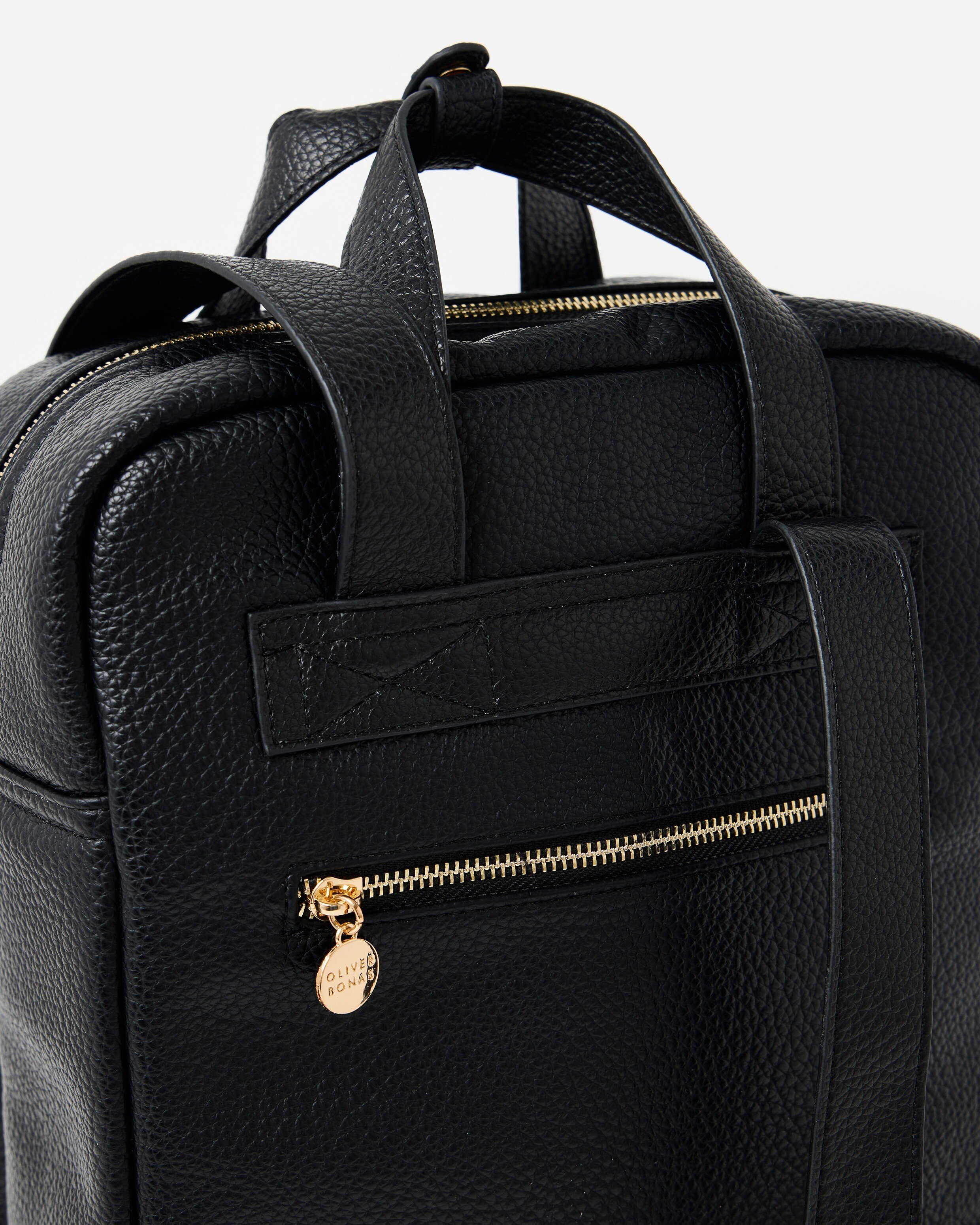 Mami Black Laptop Backpack | Oliver Bonas