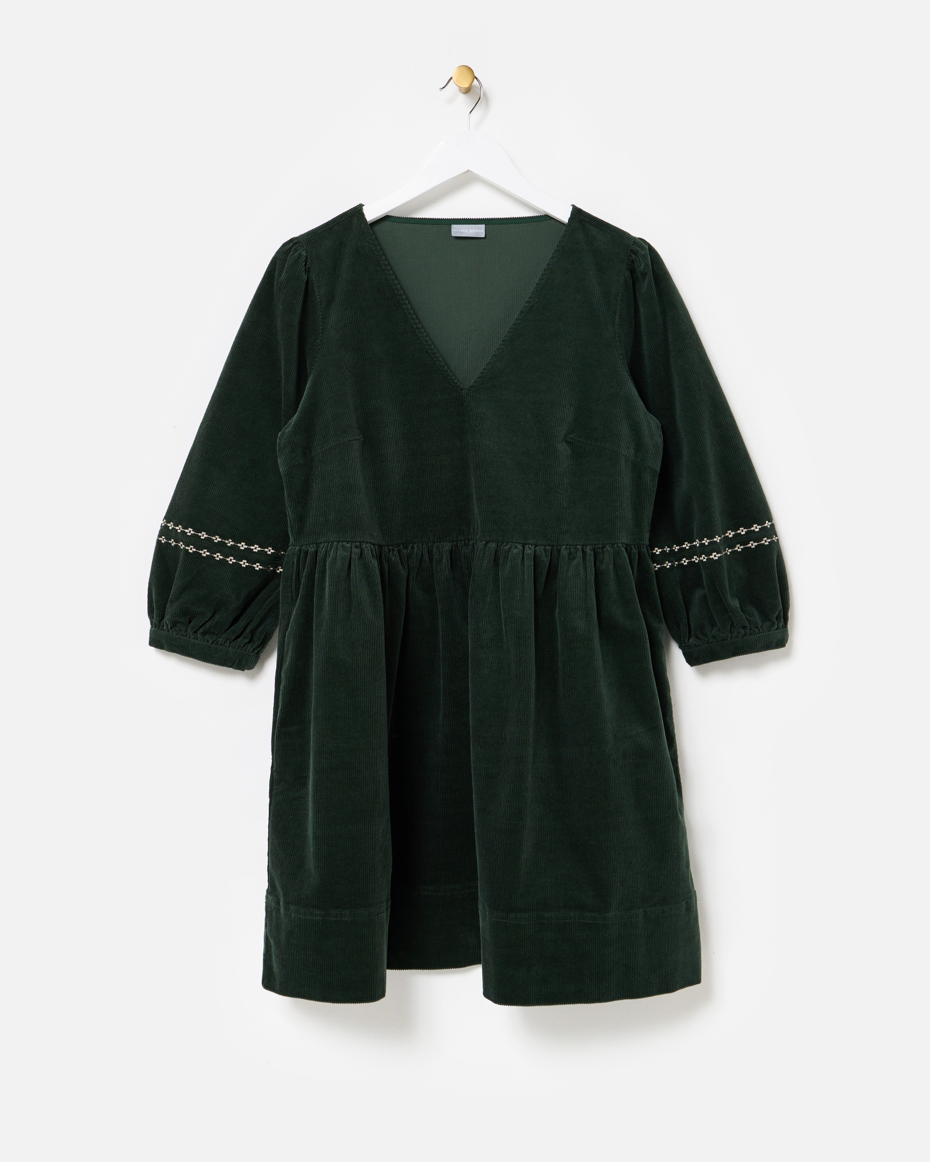 dress alterations green bay Chive Green Corduroy Pinafore Dress – Bicycle Pie