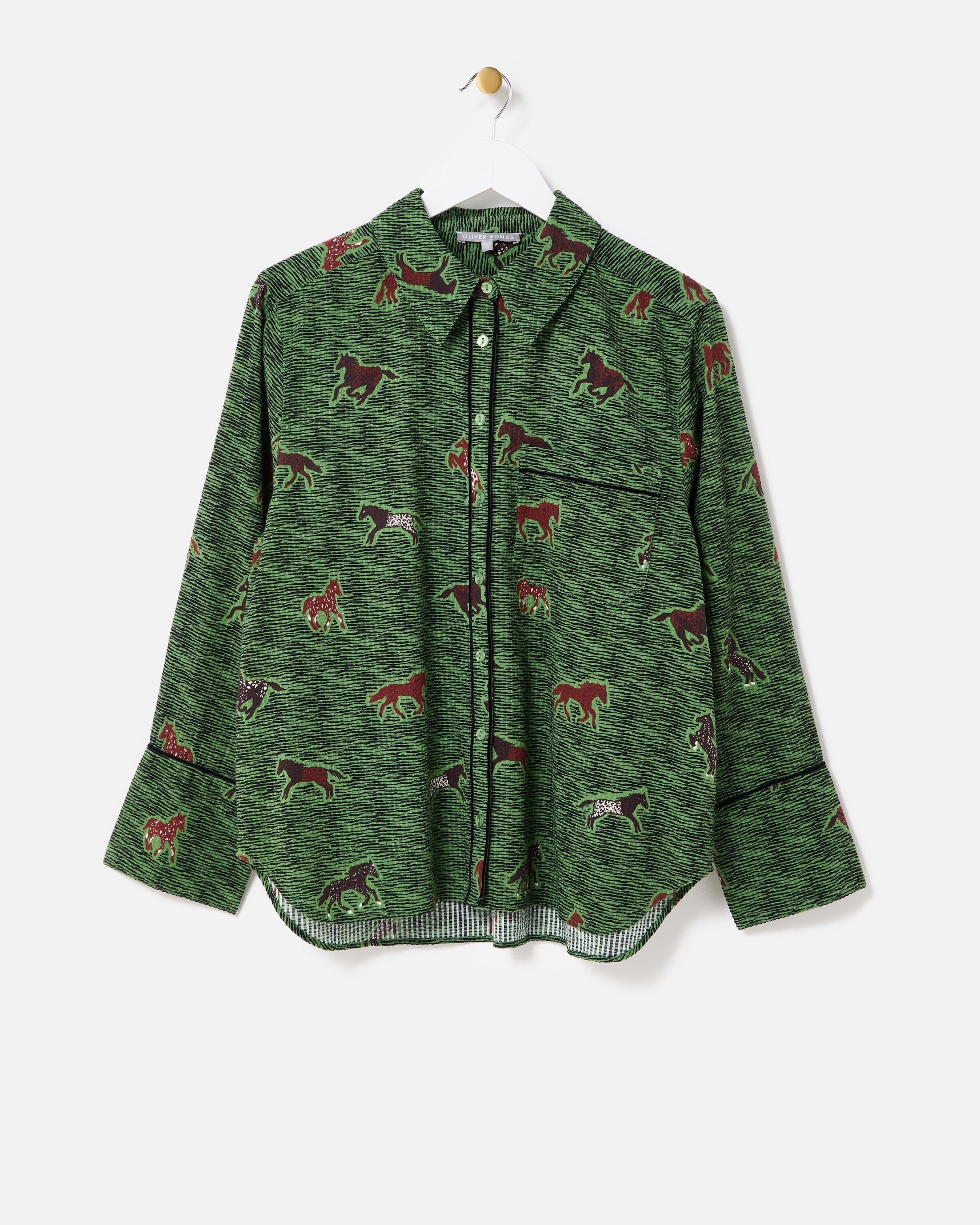 トップス house on the hill L/S Tee (Brown Horse) トップス house on the hill L/S Tee (Brown Horse) house on the hill