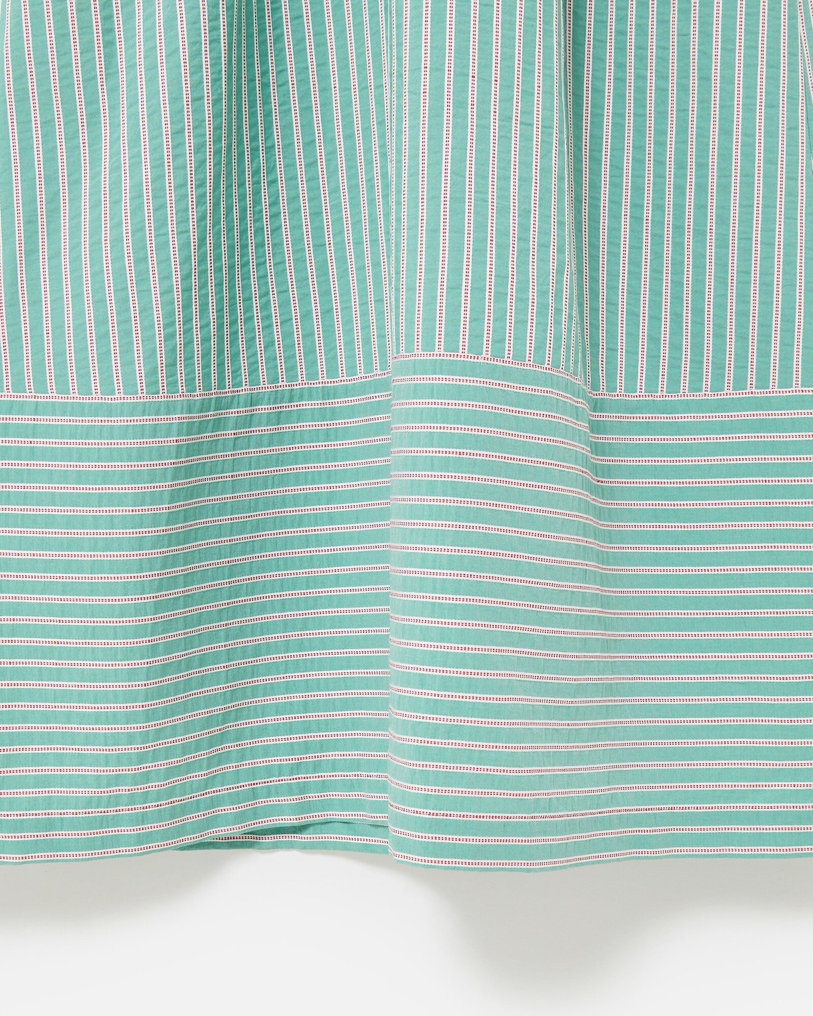 Green & Red Striped Midi Dress | Oliver Bonas Green & Red Striped Midi Dress | Oliver Bonas