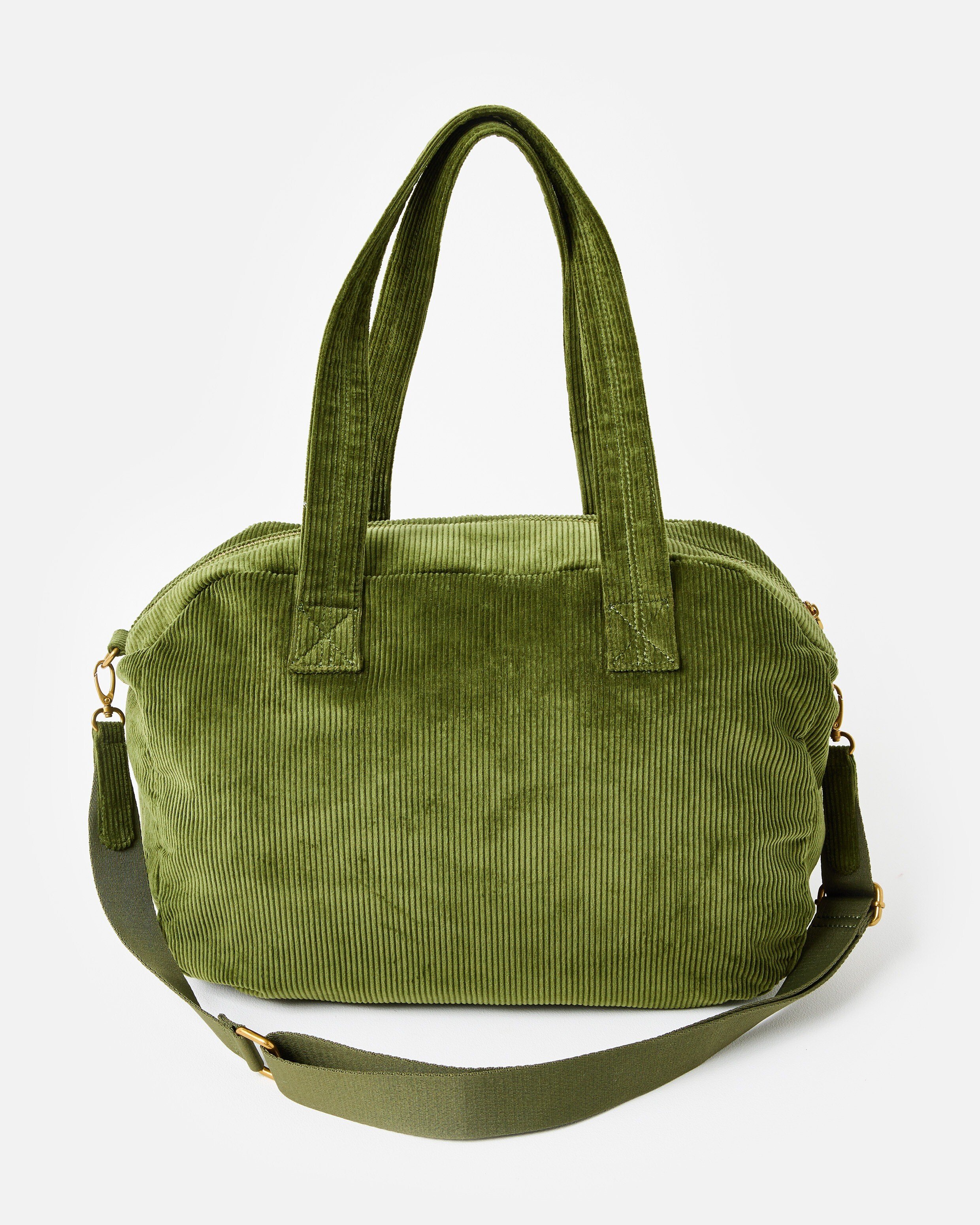ALUWU Corduroy Tote Bag For Women - Crossbody, Zipper, Adjustable Strap, Large Capacity - View #9