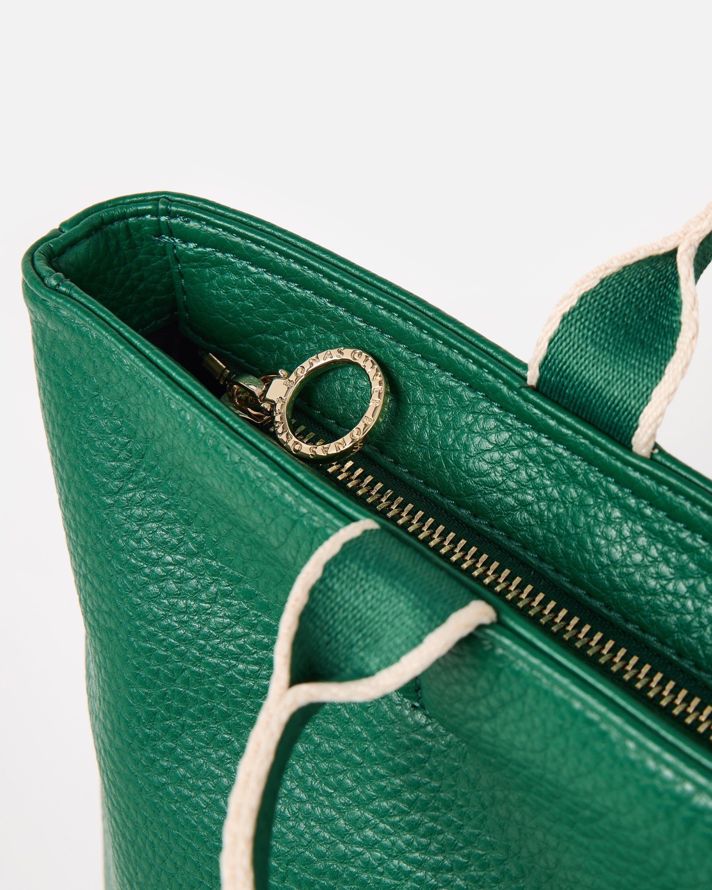 Jackie Green Front Pocket Backpack | Oliver Bonas