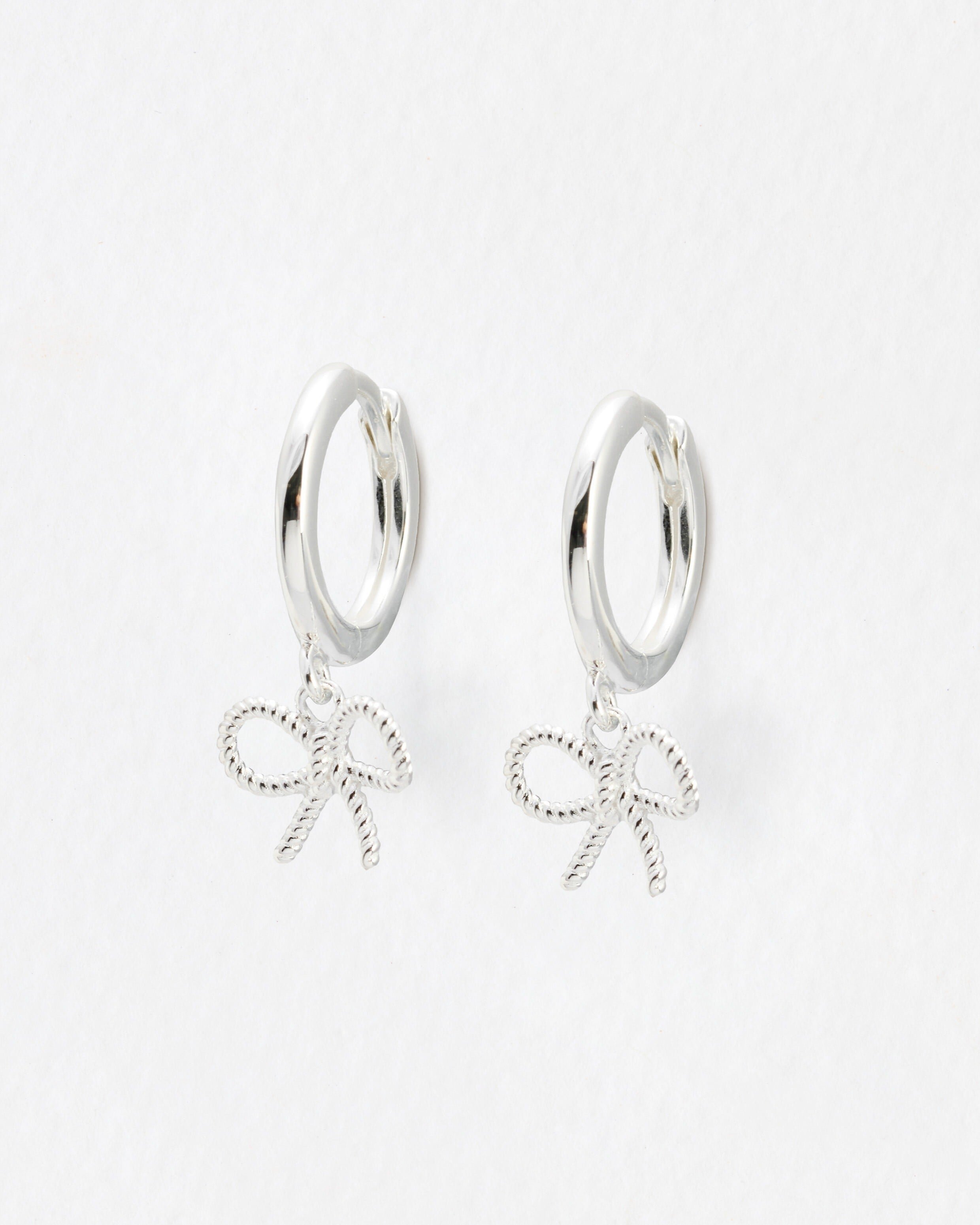 Olivia Burton Orecchini A Perno Donna A Forma Di Fiocco - Argento Sterling, 18 Mm