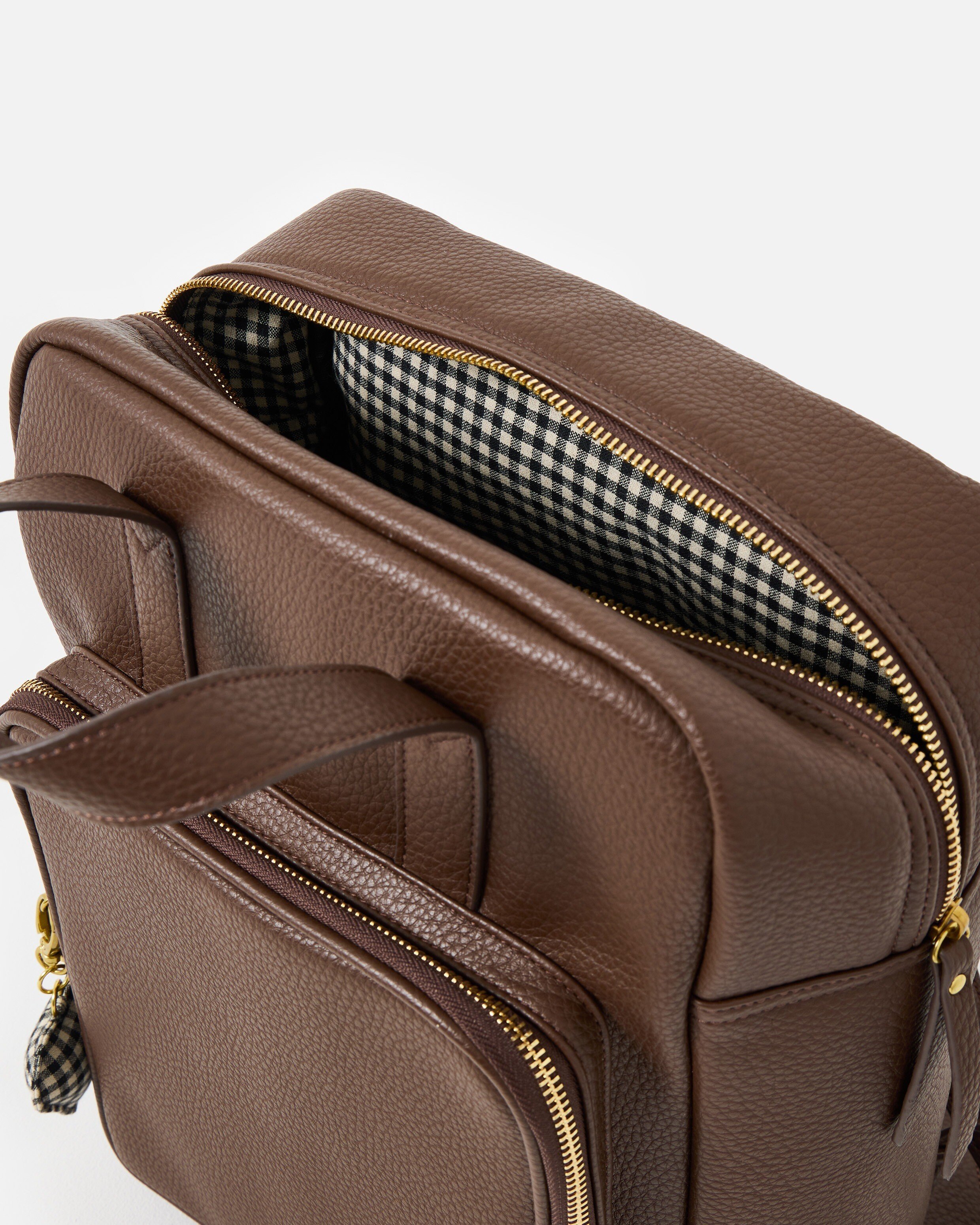 Mami Chocolate Brown Backpack | Oliver Bonas