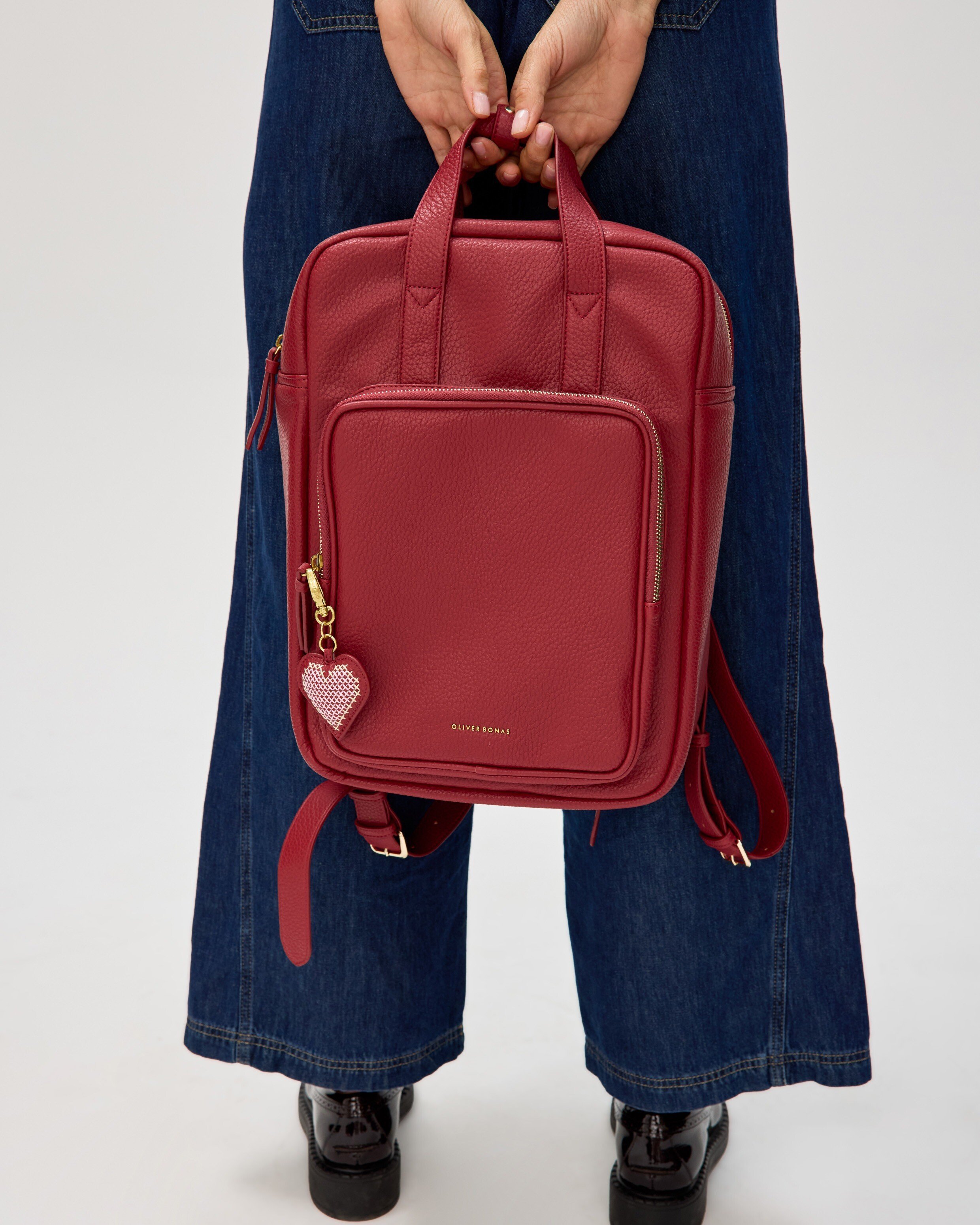 Mami Cherry Red Backpack | Oliver Bonas