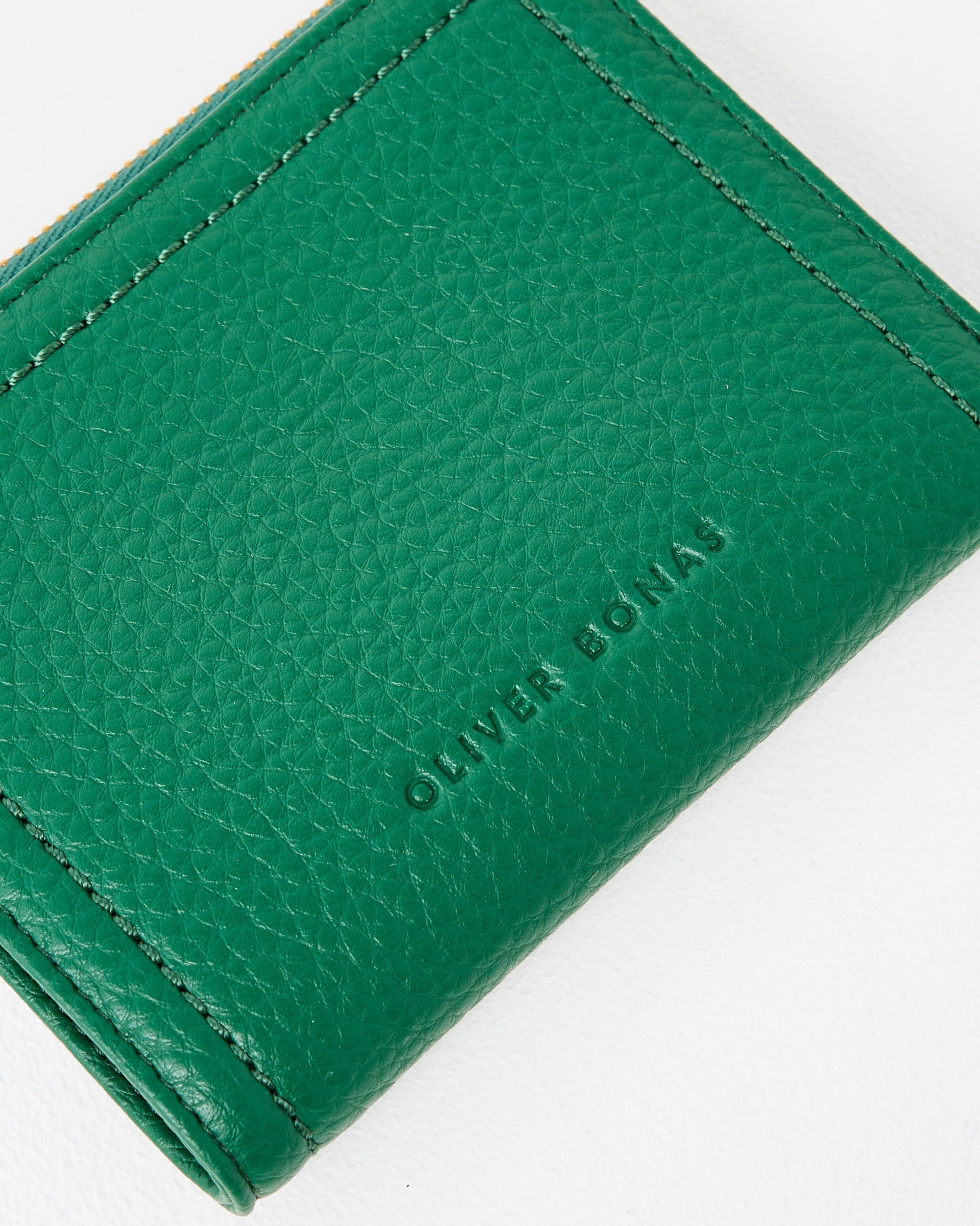 【美品】BUFFETCAMPON純正ショルダーケース、クリーンペーパーおまけ付き Kinley Dark Green Zipped Purse | Oliver Bonas