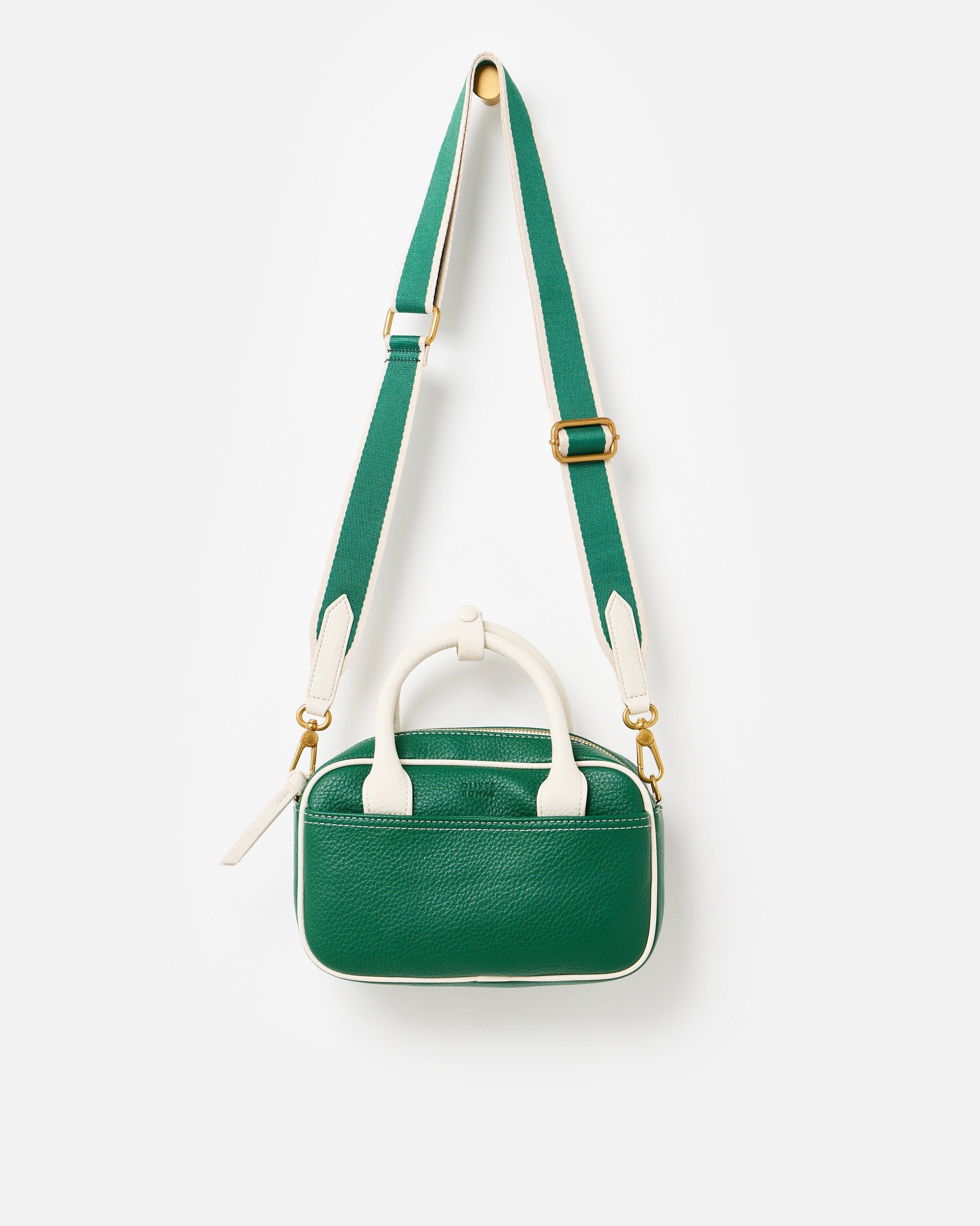 Orla Green Bowling Crossbody Bag | Oliver Bonas