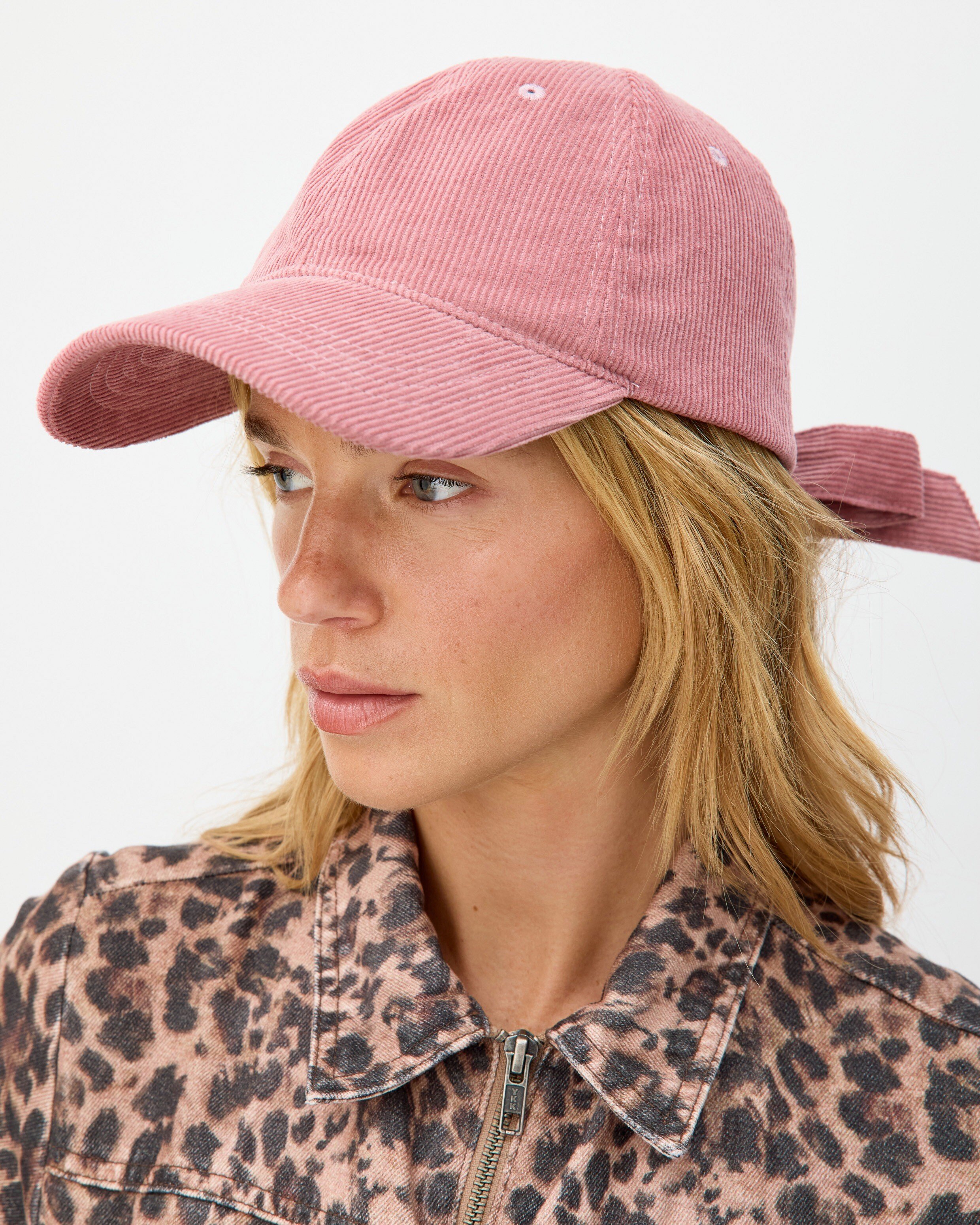 Datoni Plaid Suede Corduroy Baseball Cap - Vintage Adjustable Hat For Men & Women | Casual Everyday Sun Cap, Smoke Pink, One Size