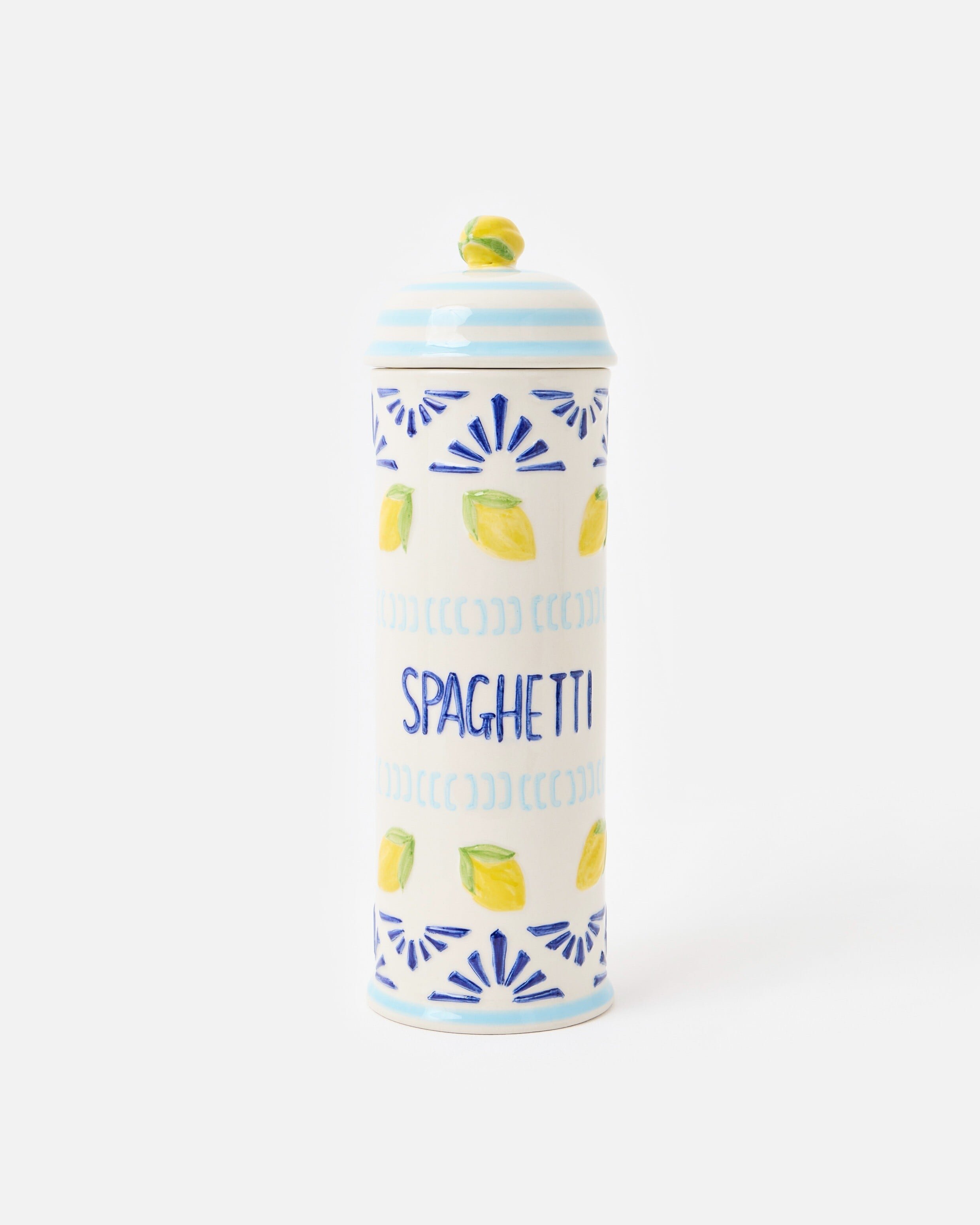 Lemon Ceramic Spaghetti Jar | Oliver Bonas