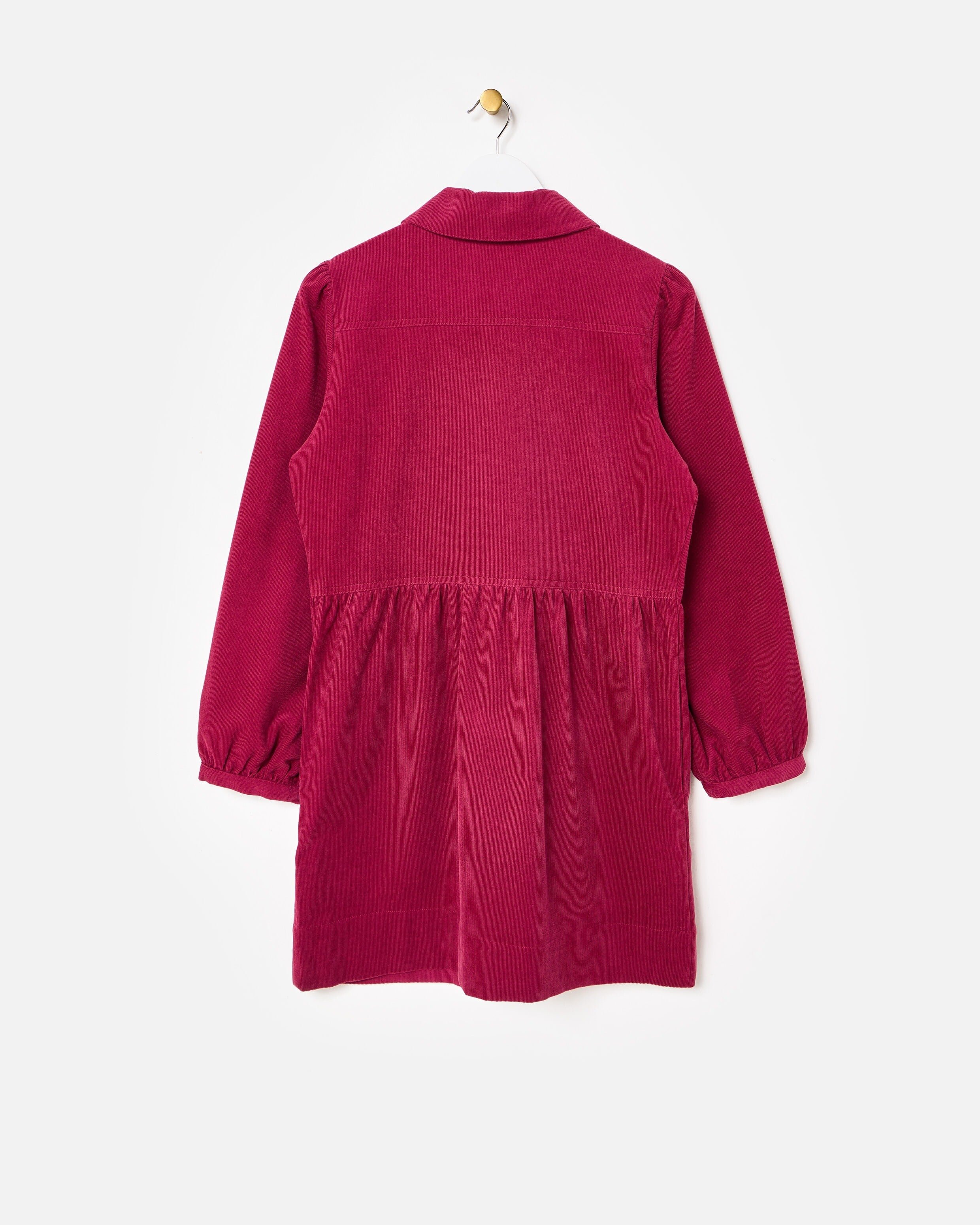 knee length dresses for ladies Black Cord Long Sleeve Shirred Bambi Mini Dress