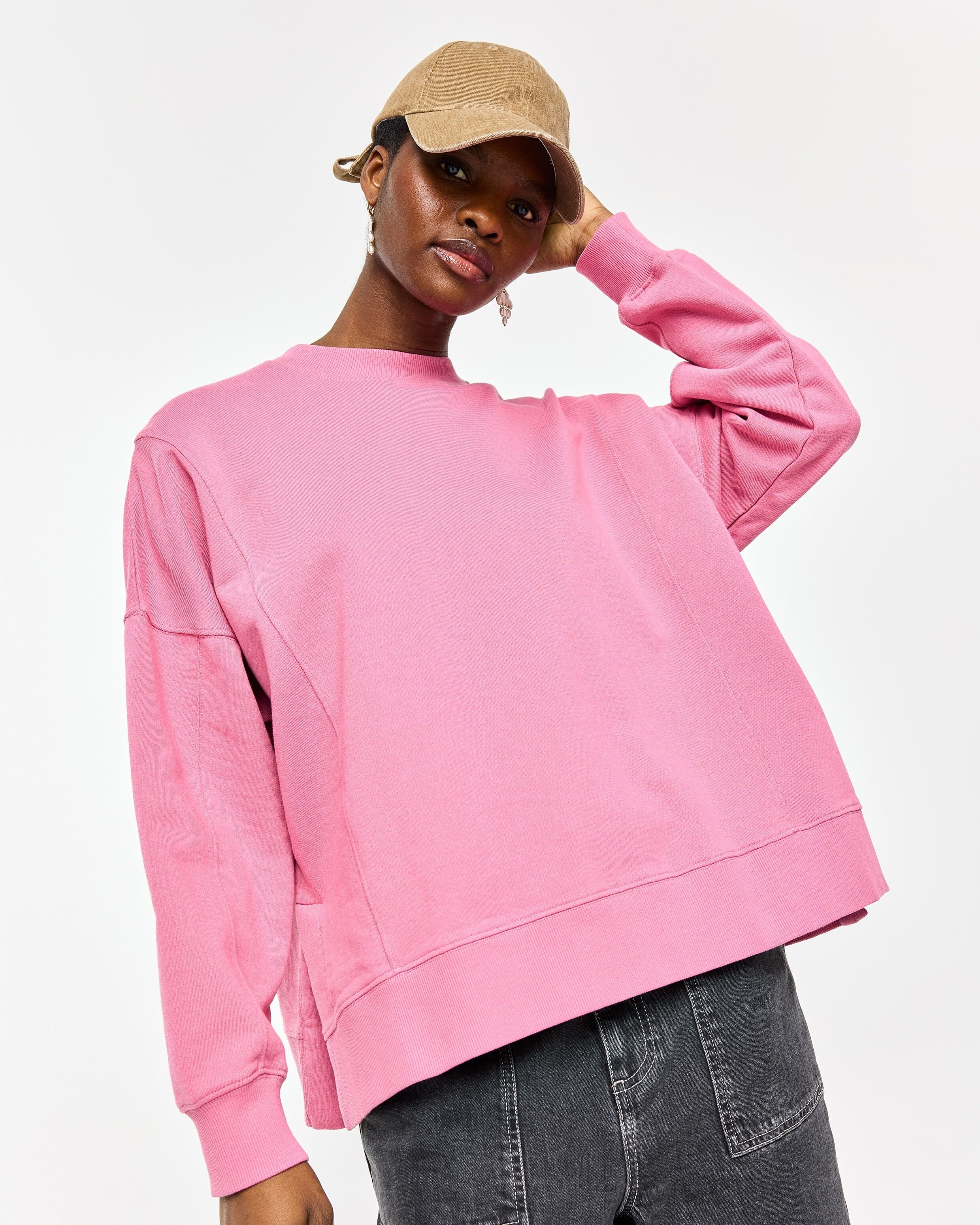 Sous-Pull Col Roulé Femme Rose Pâle MonColRoulé