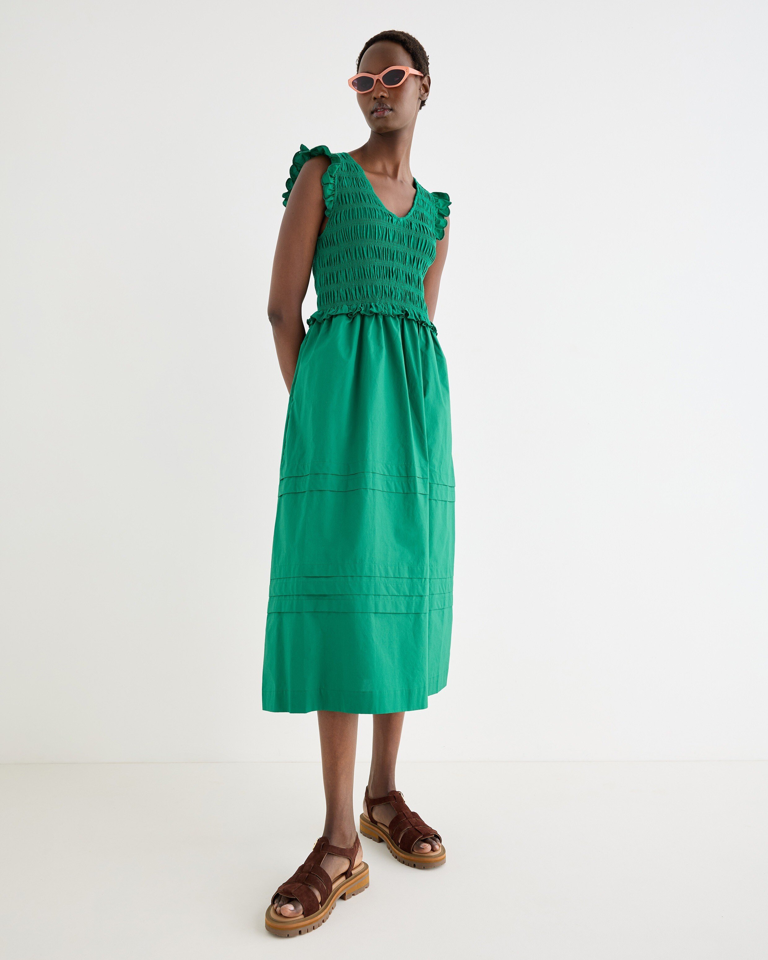 green emerald velvet dress Oliver Bonas short sleeve wrap maxi dress in green  Dj Vu