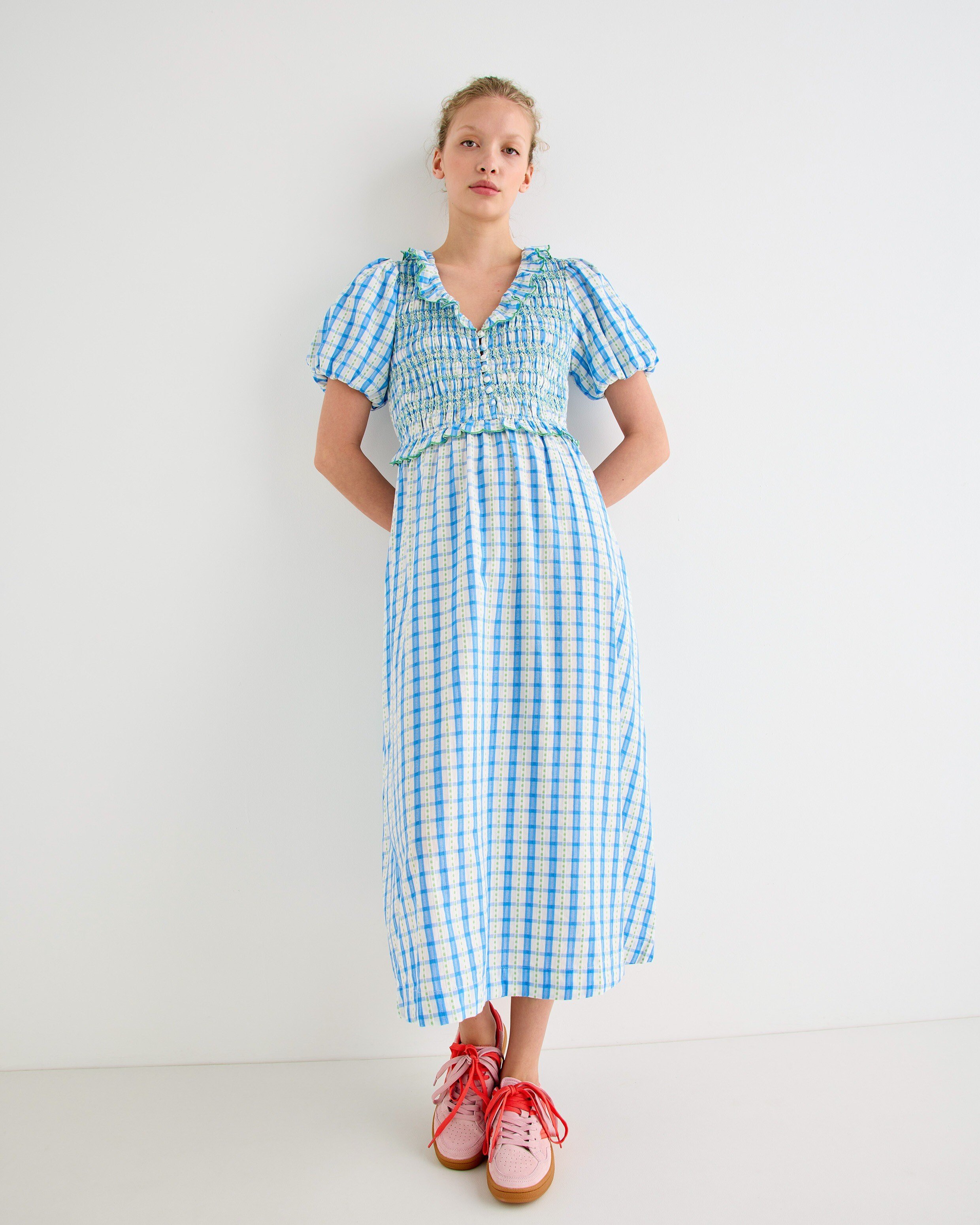 biz casual dress code Floral Print Midi Dress main image 1