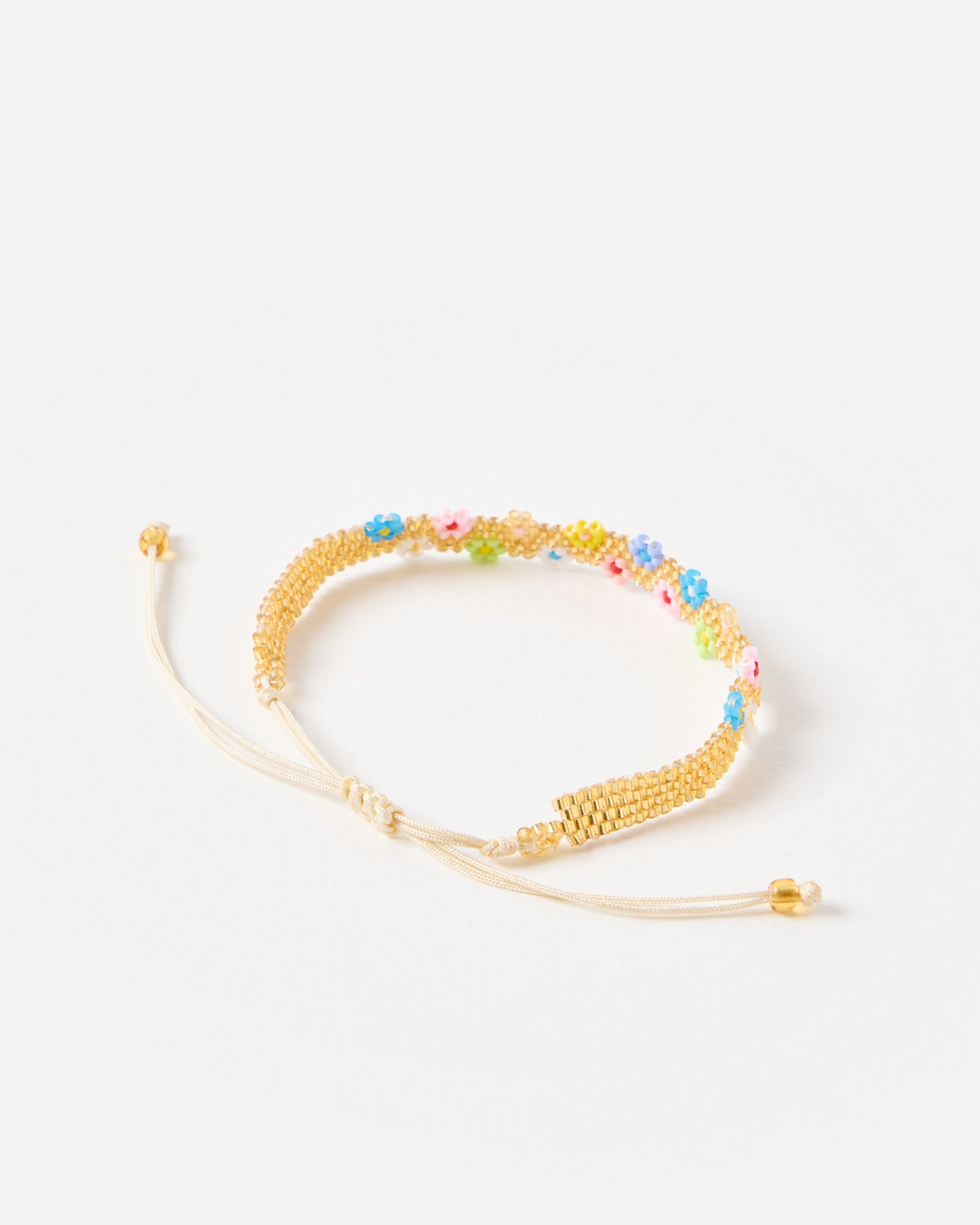 NOśWEA　花村想太　belt_bracelet Nora Beaded Flower Friendship Bracelet | Oliver Bonas