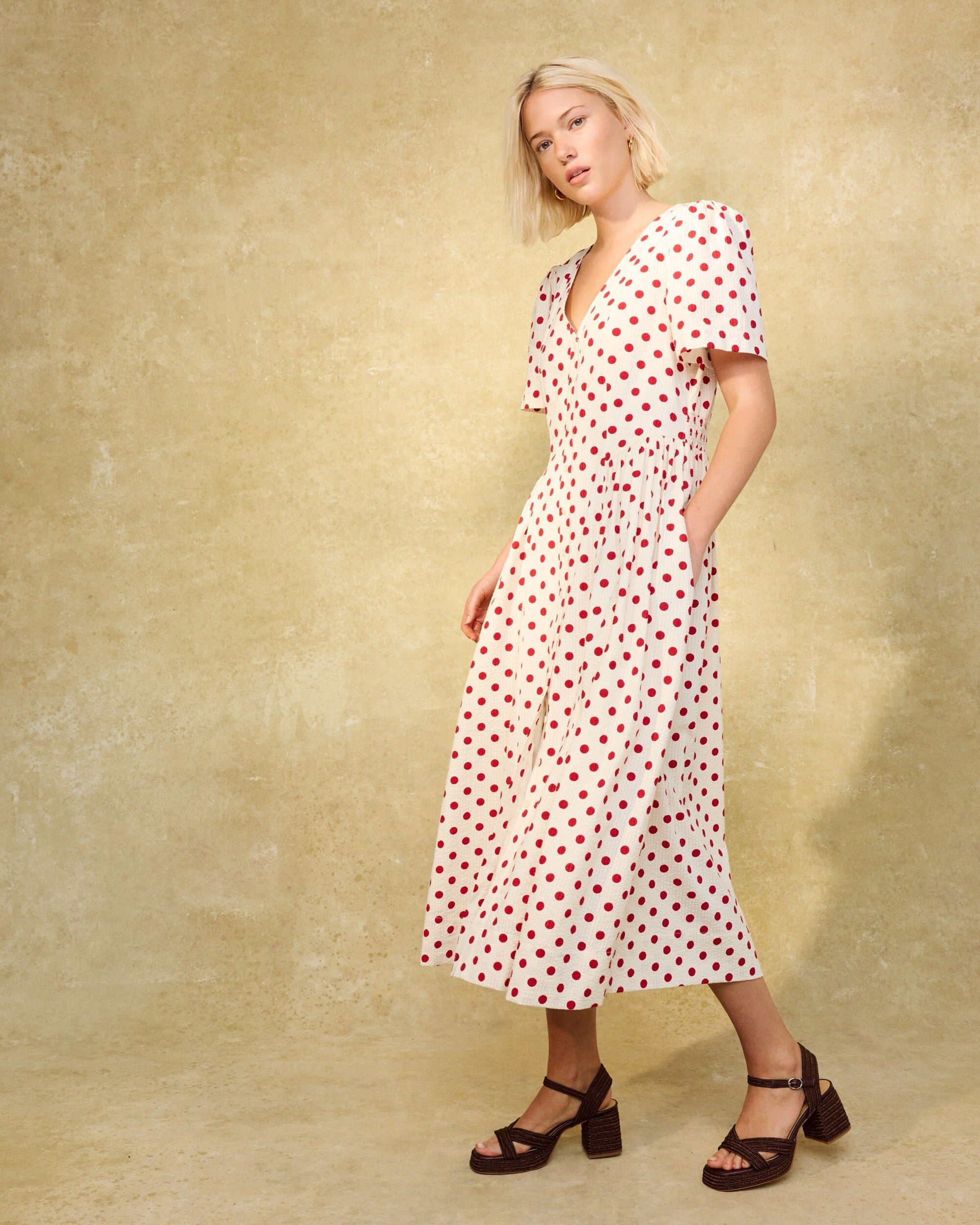 strapless open back dress Felicity Midi Dress in Winter Berry  At Last Shop
