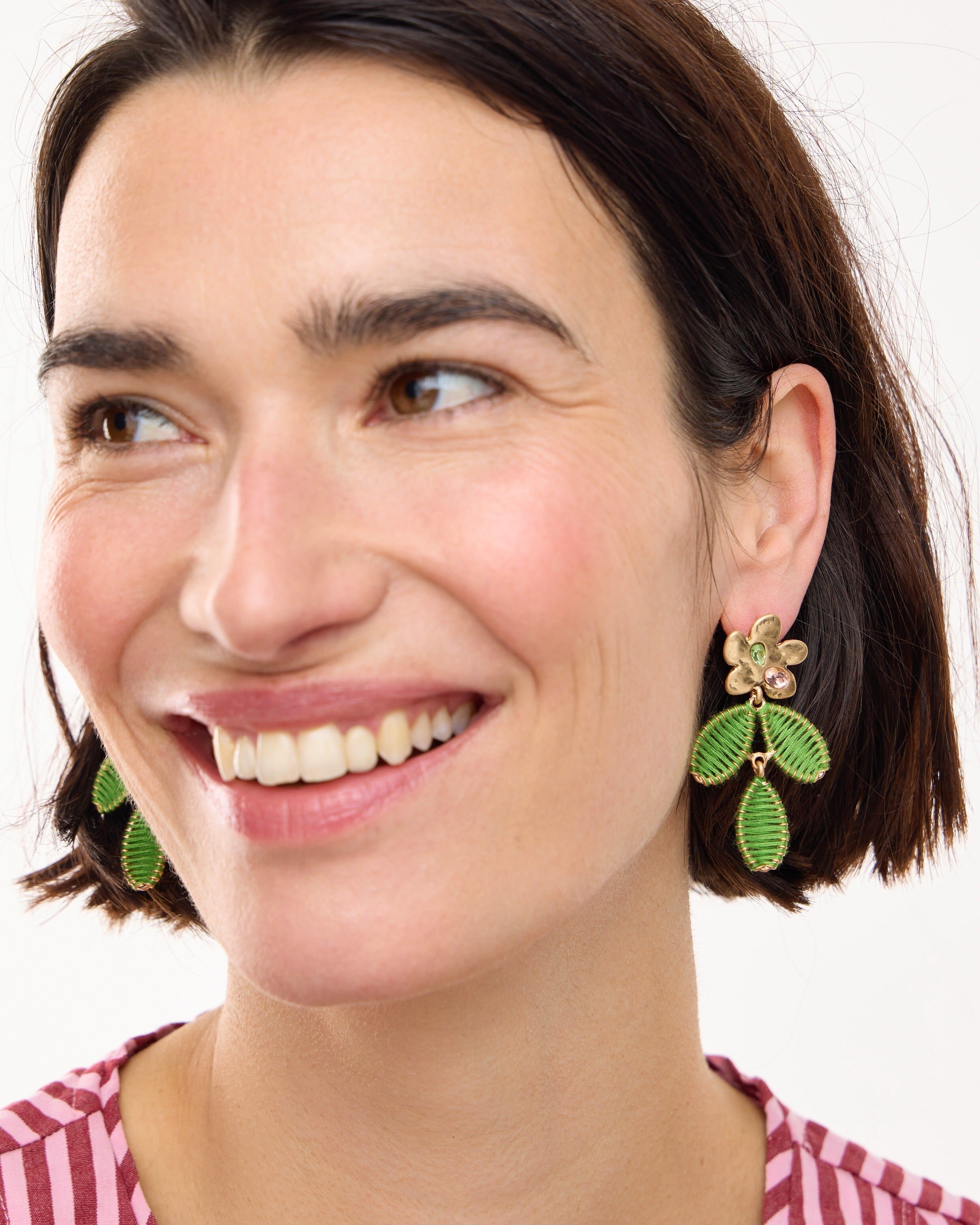 Green Drop Earrings for Women | Oliver Bonas