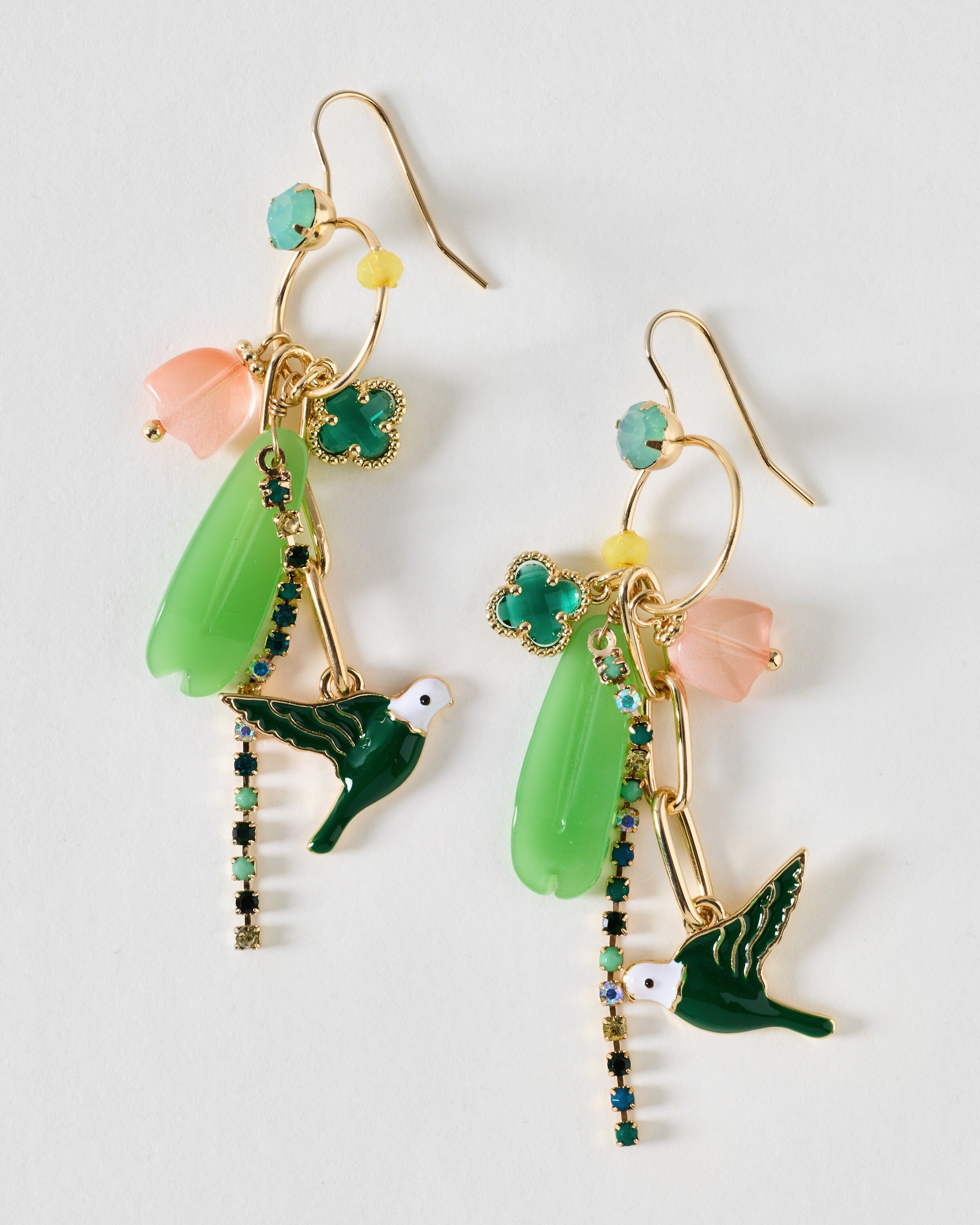 Jessie Woven Flower Stud Earrings | Oliver Bonas
