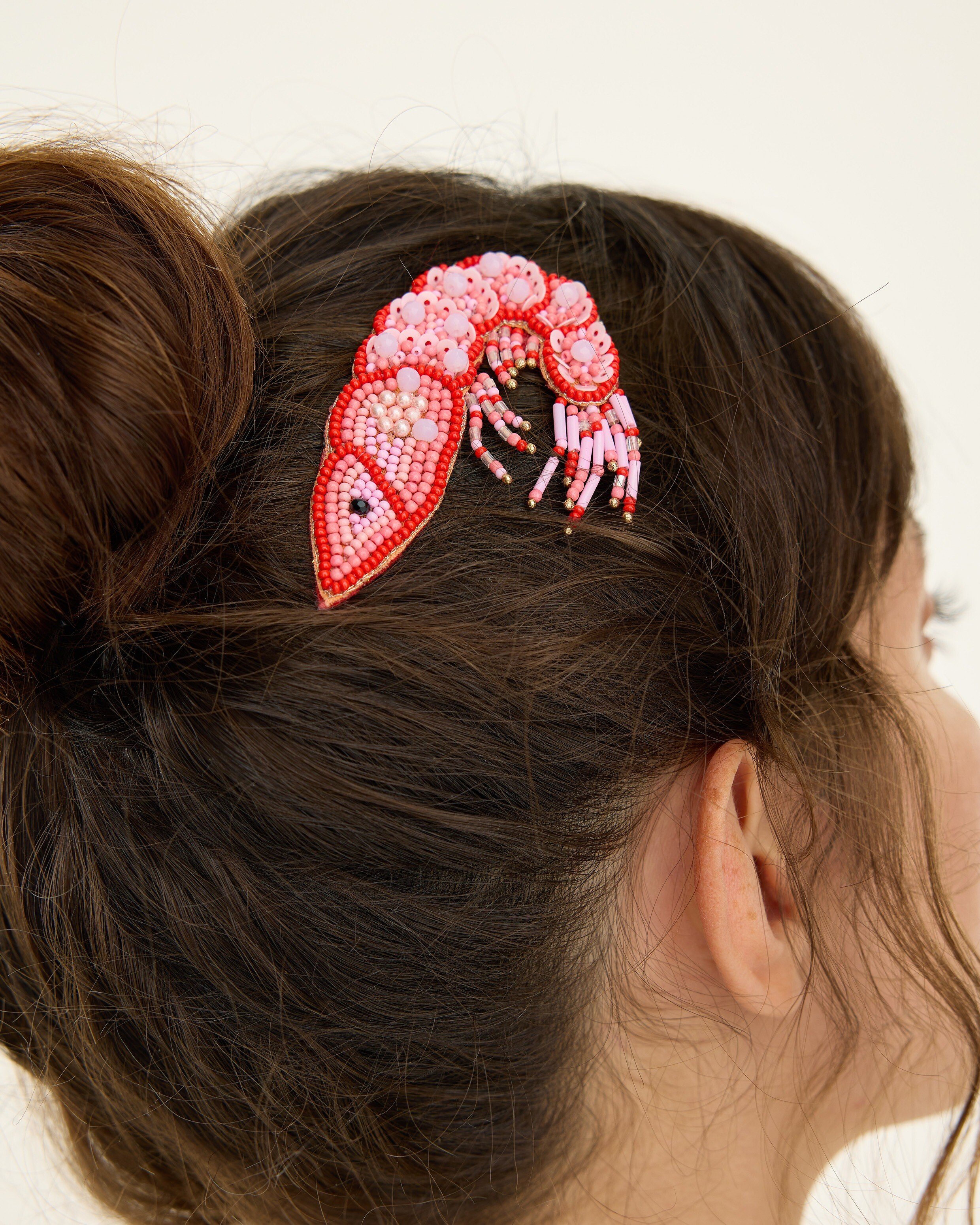 SHRIMPS ヘアピン Skipper Beaded Shrimp Hair Clip | Oliver Bonas
