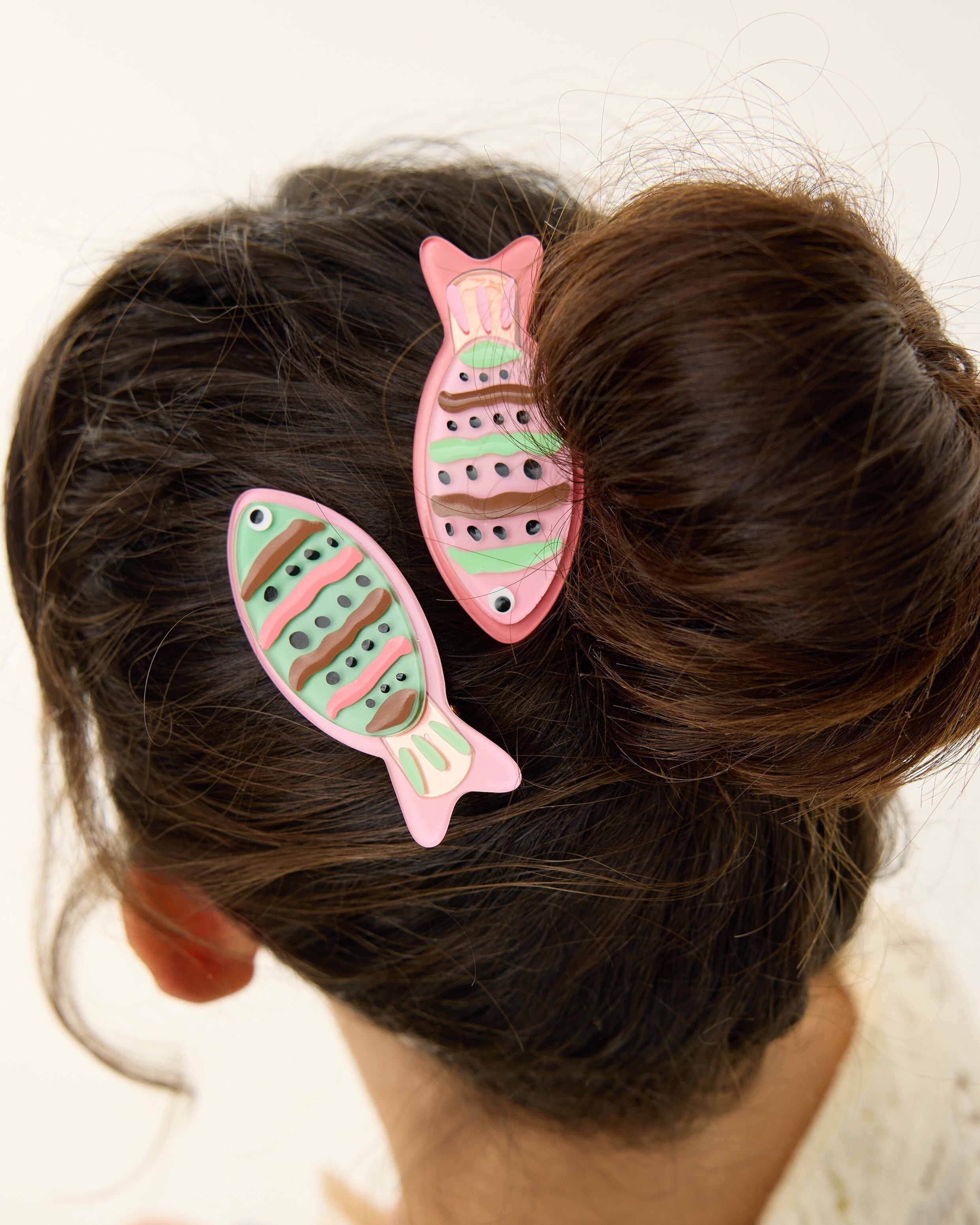Marlin Fish Hair Clips Set of Two | Oliver Bonas