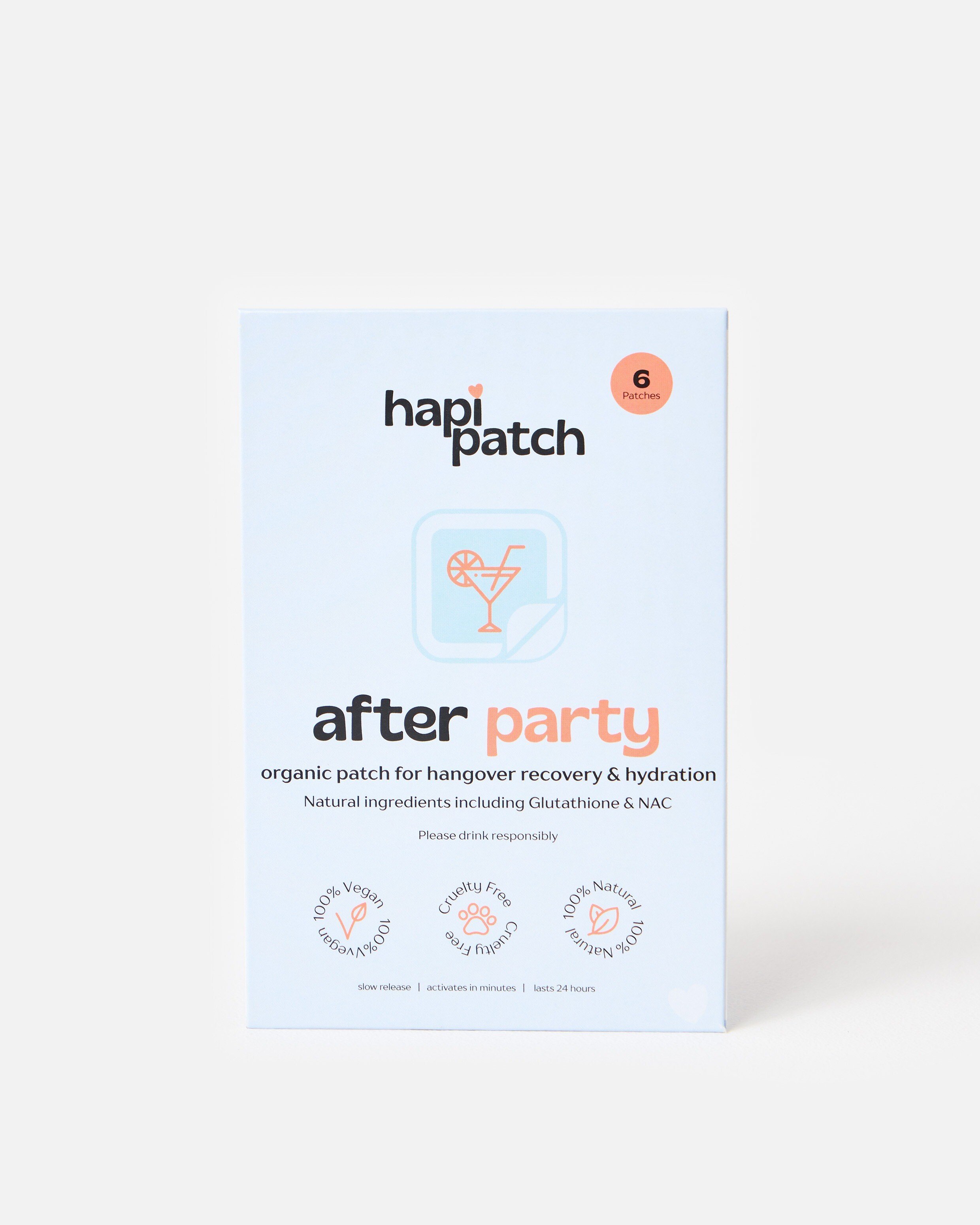 when to take glutathione for hangover Hapi Patch After Party Pack of Six فرط التصبغ Volume:10mg – 5 vial lab pack (Save 5%) glutathione made me dizzy