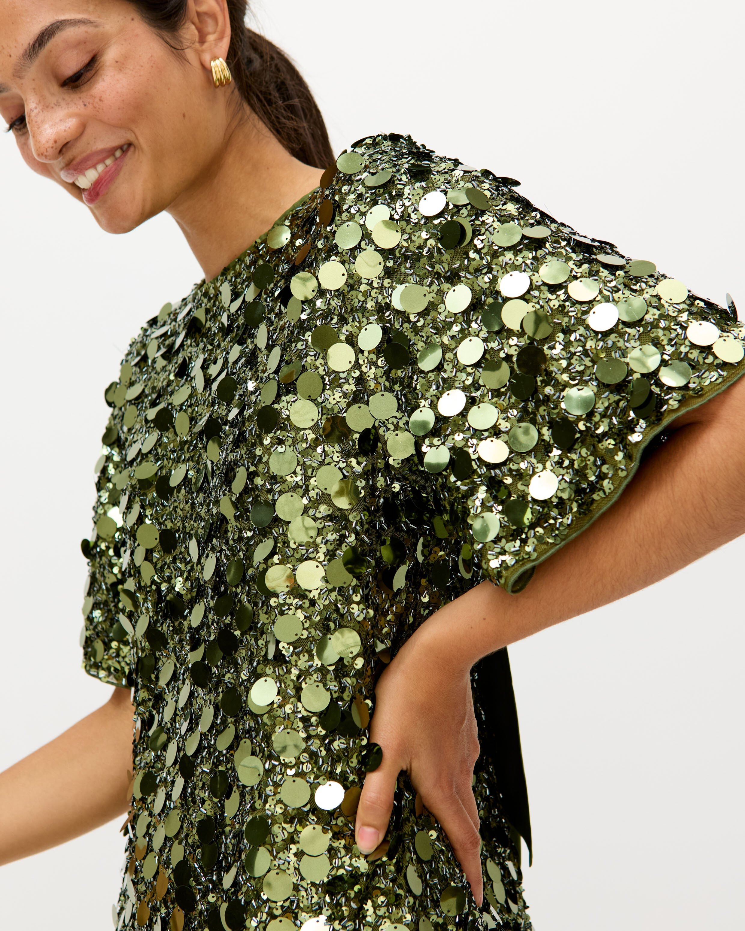 green emerald velvet dress Faviana S10716 2 / Emerald