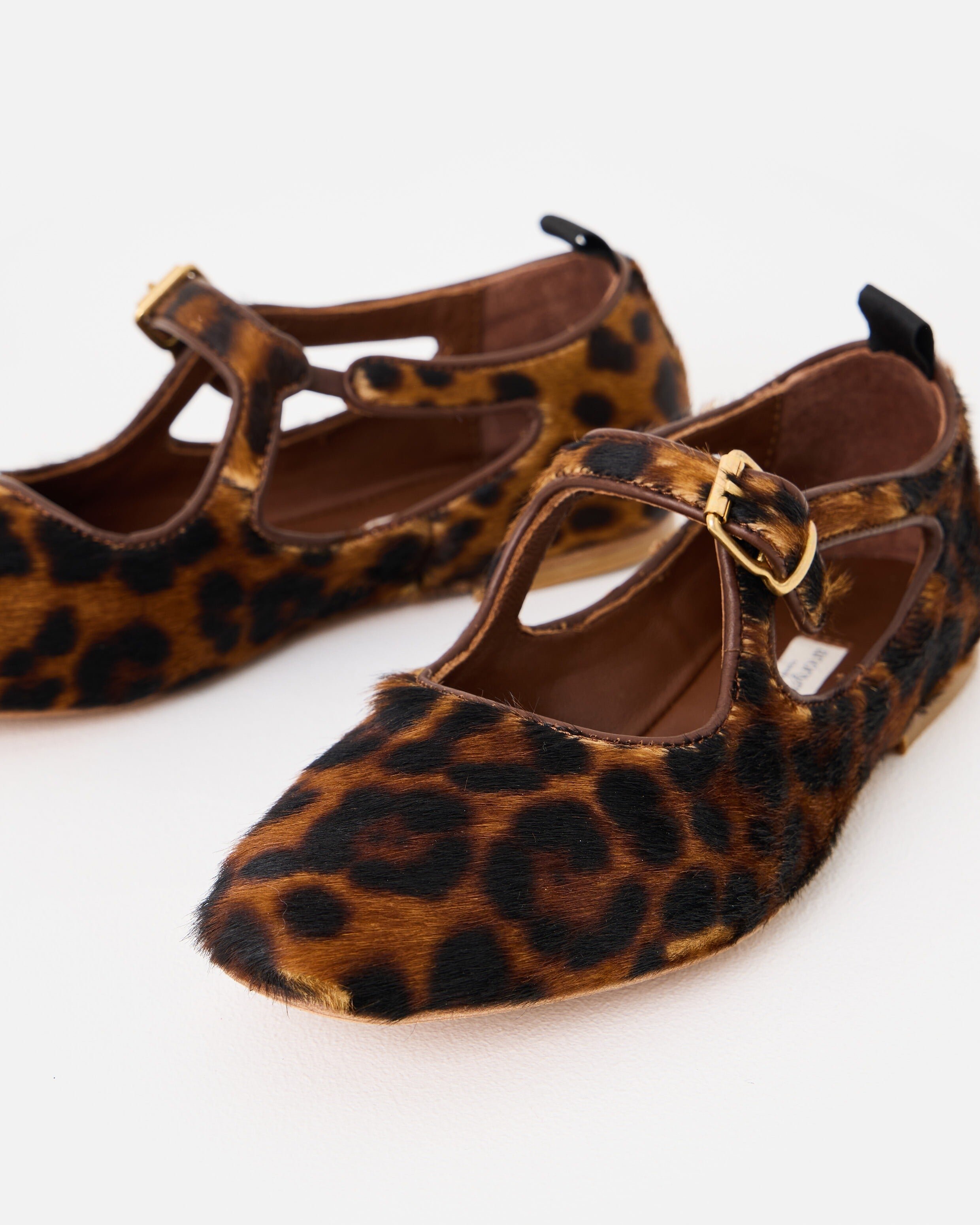 Anonymous Copenhagen Praise Leopard Print Ballet Flats | Oliver Bonas