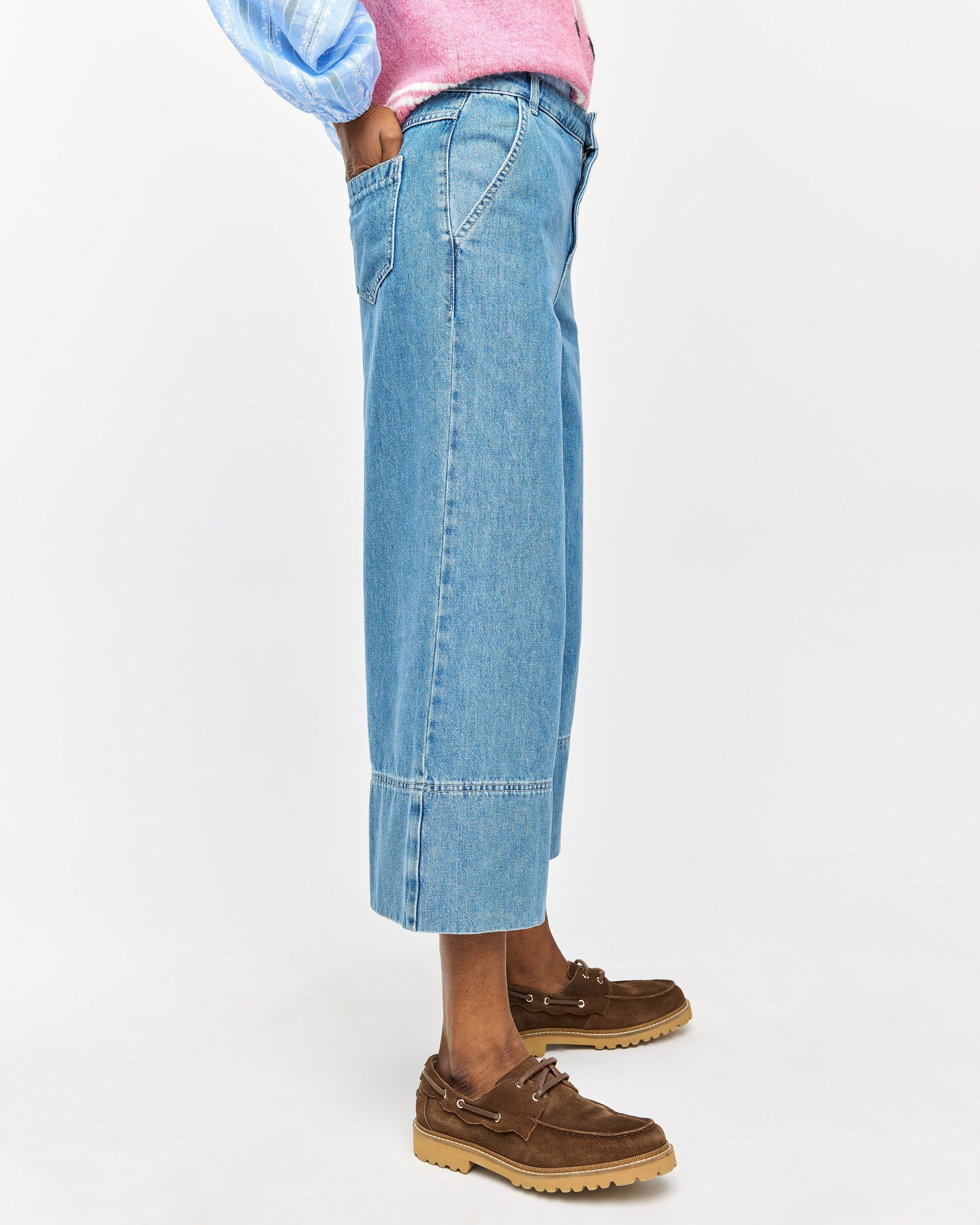 s.Oliver high waist wide leg broek zwart | wehkamp