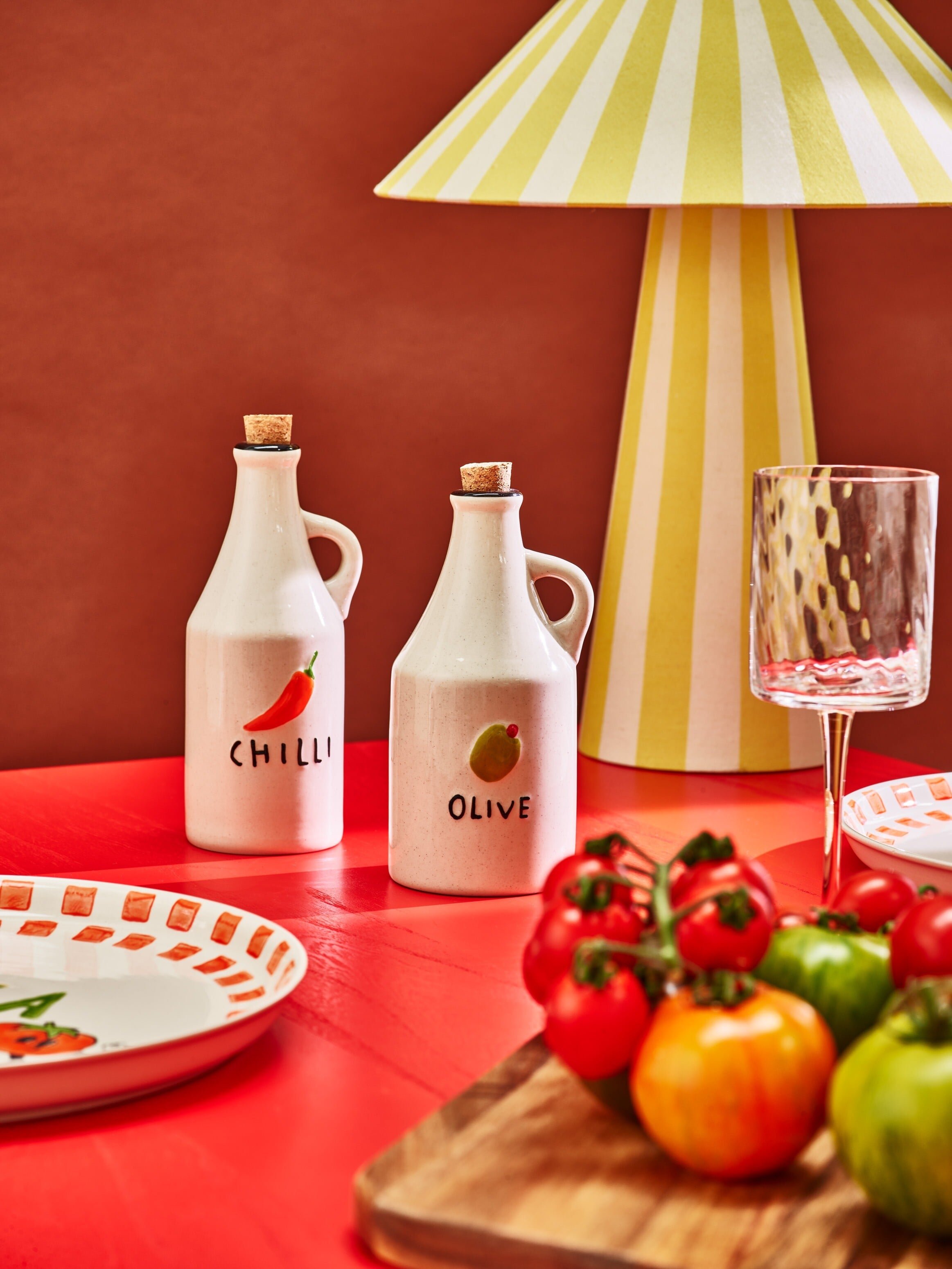 Speckle Ceramic Oil Bottle