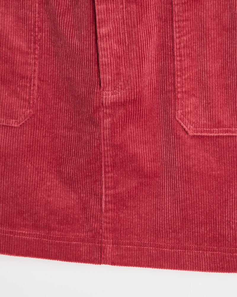 Pink Corduroy Mini Skirt