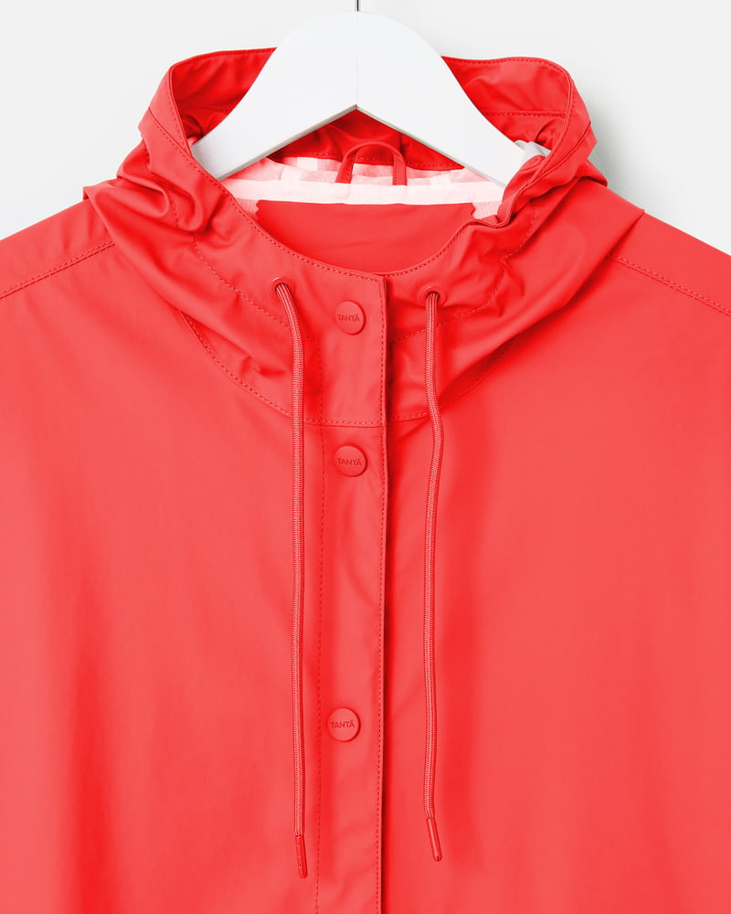 Tanta Mis Red Waterproof Rain Jacket