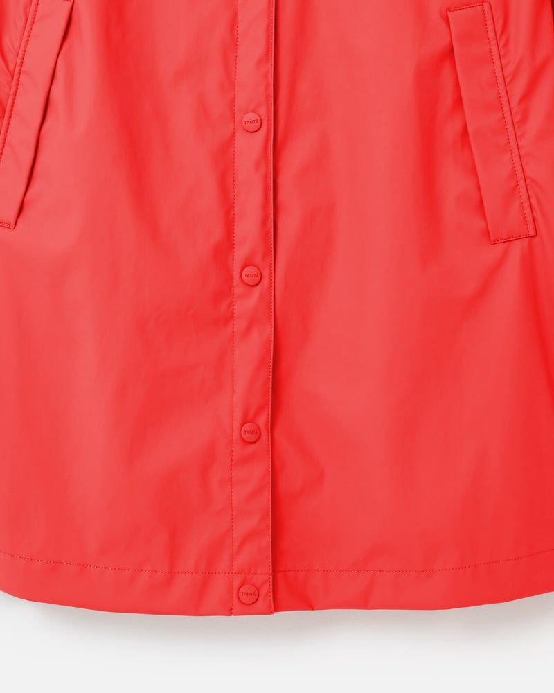 Tanta Mis Red Waterproof Rain Jacket
