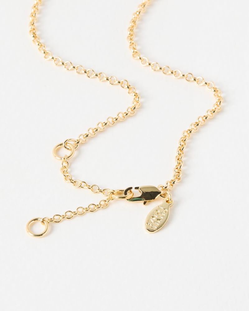 Kylie Green Enamel Bow Necklace