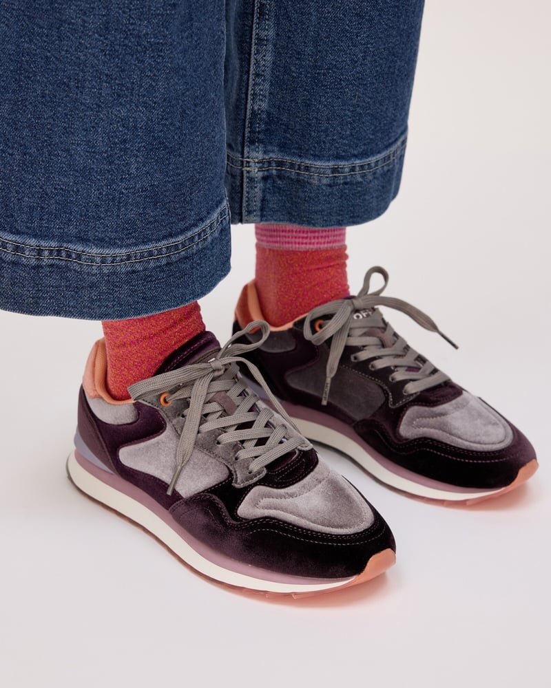 HOFF City Amethyst Velvet Trainers