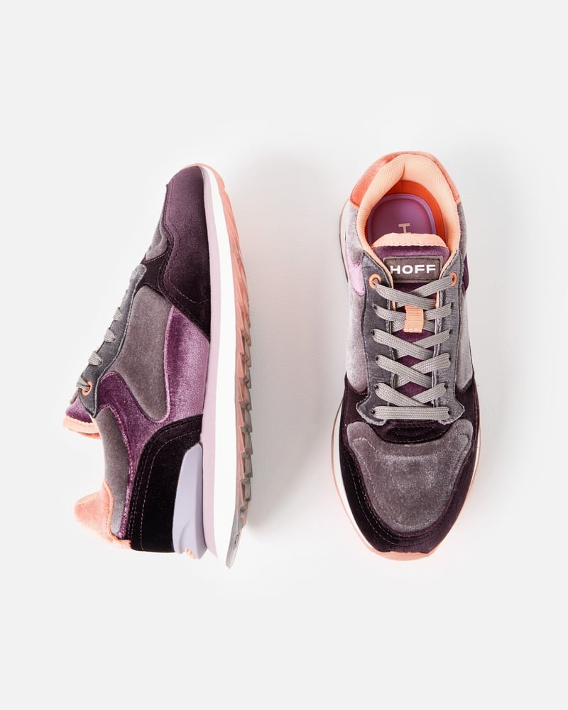 HOFF City Amethyst Velvet Trainers