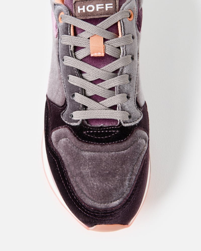 HOFF City Amethyst Velvet Trainers